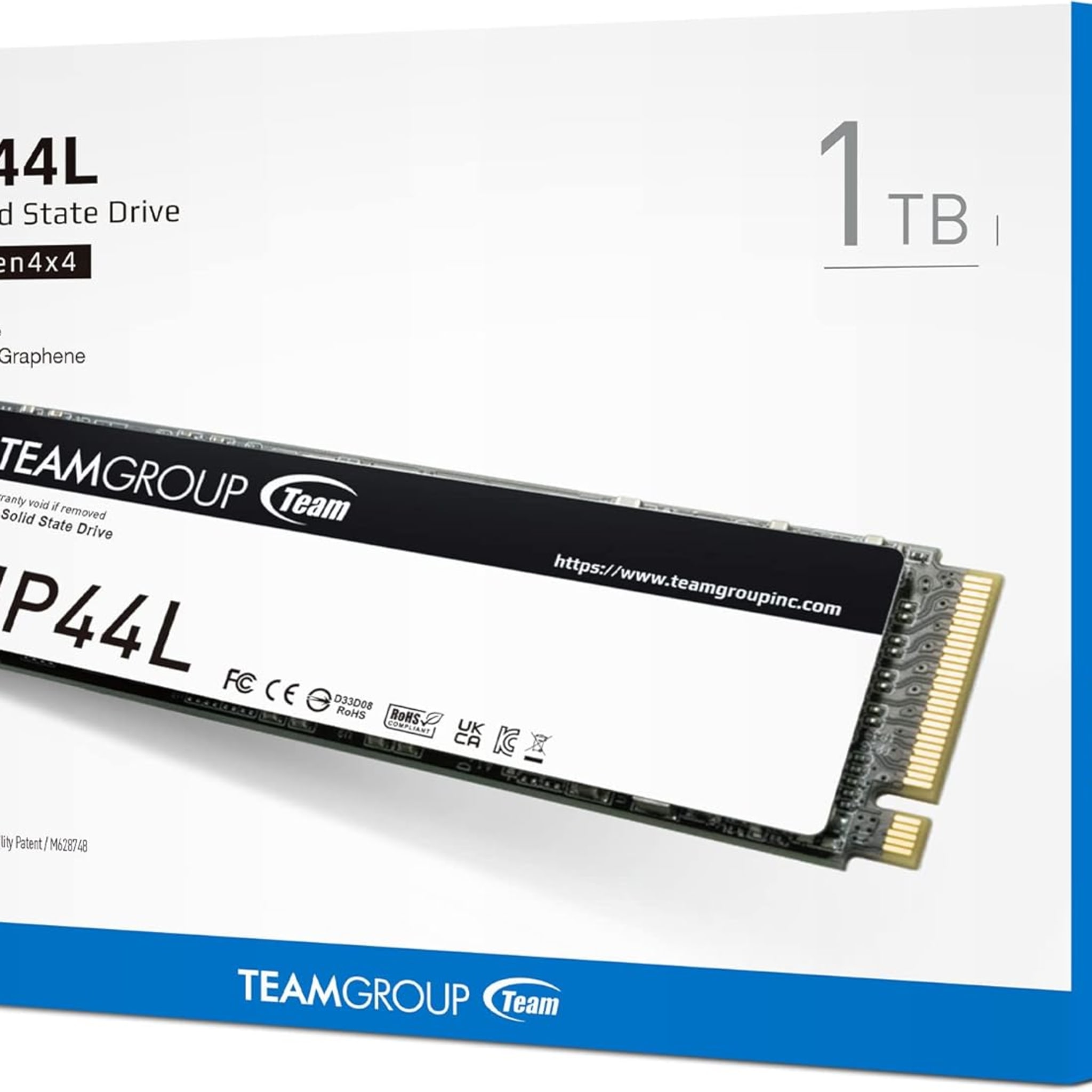 NEW Team Group MP44L M.2 2280 1TB PCIe 4.0 x4 with NVMe 1.4