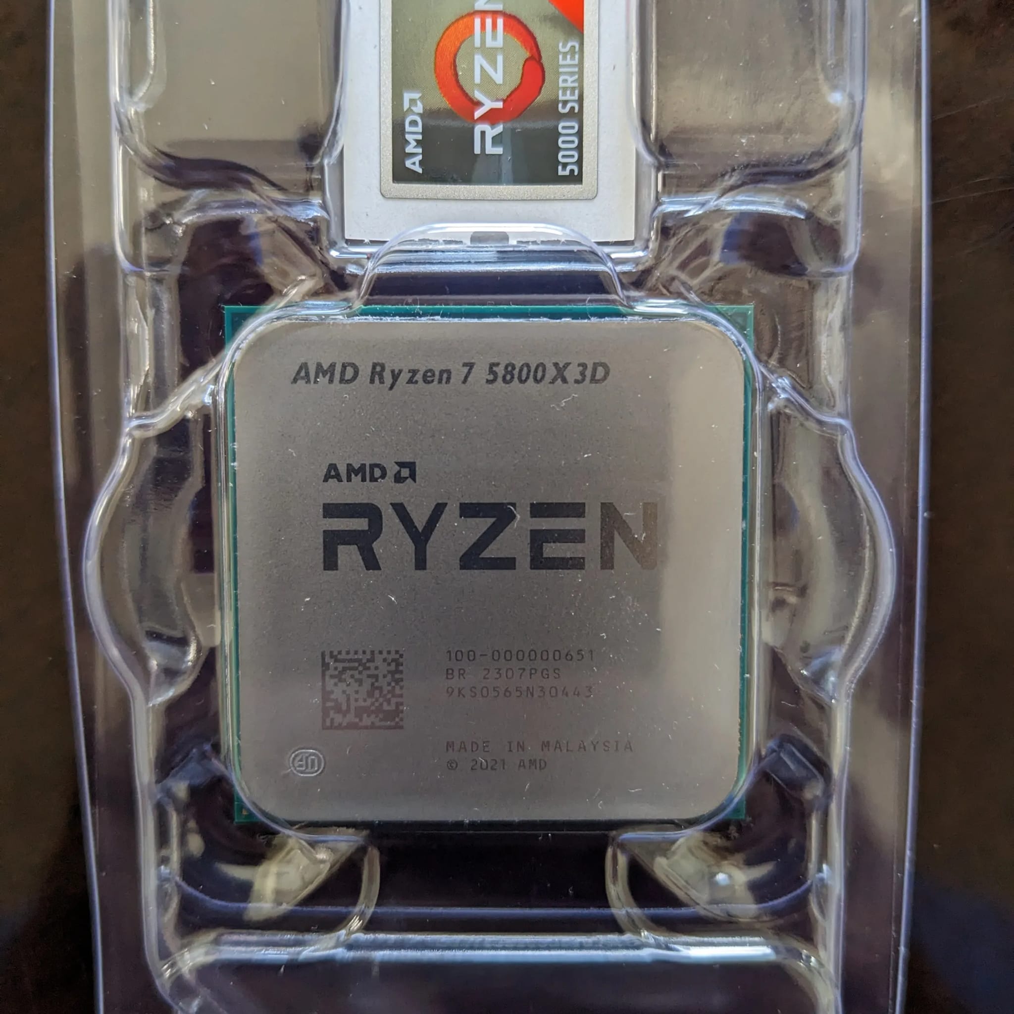 CPU Ryzen 7 5800X3D AMD Ryzen 7 R7 5800X3D AM4 3.4GHz 8-core 16Thr 105W- CPU