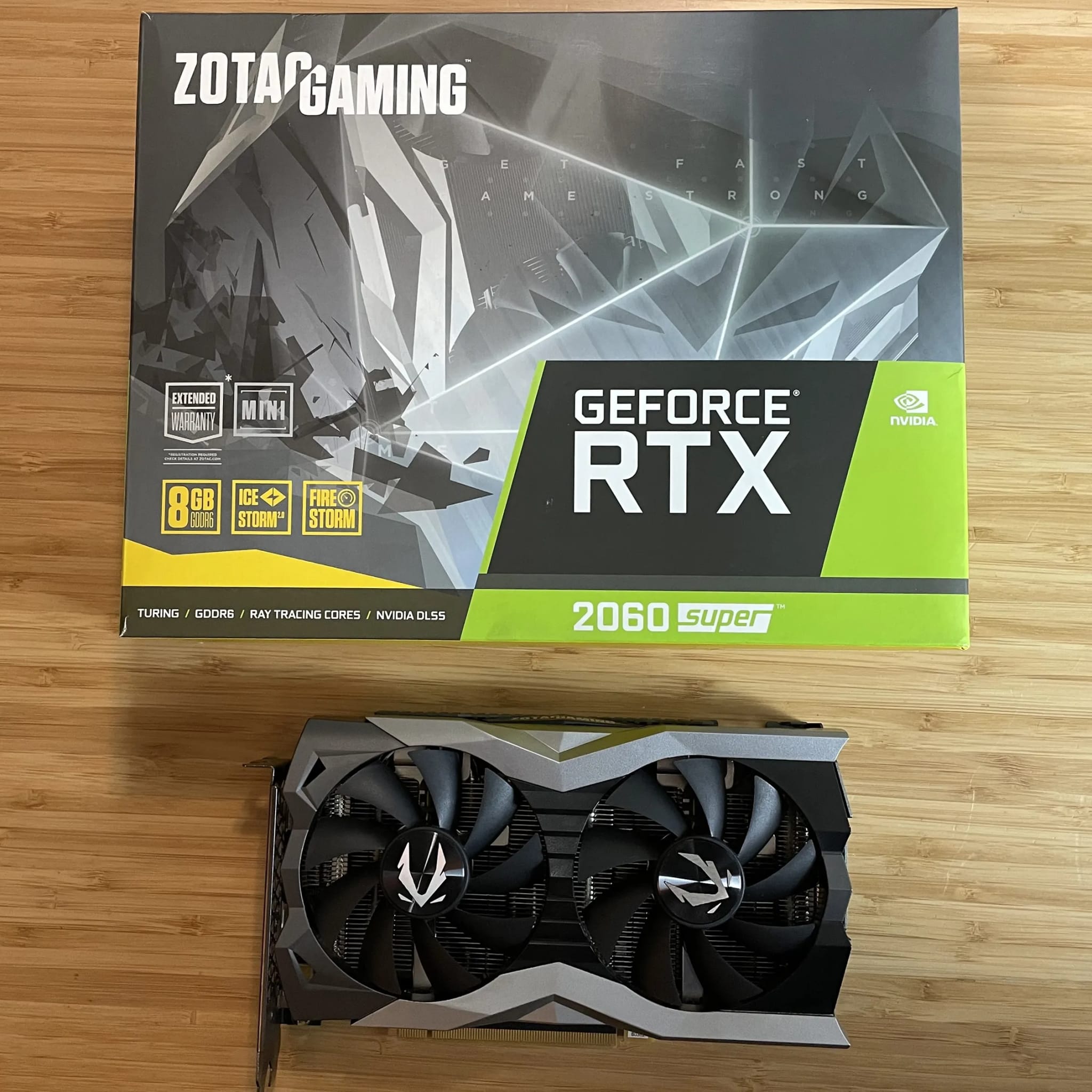 箱あり　ZOTAC GeForce RTX 2060 SUPER 8GB ZOTAC GAMING GeForce RTX 2060 SUPER AMP | ZOTAC