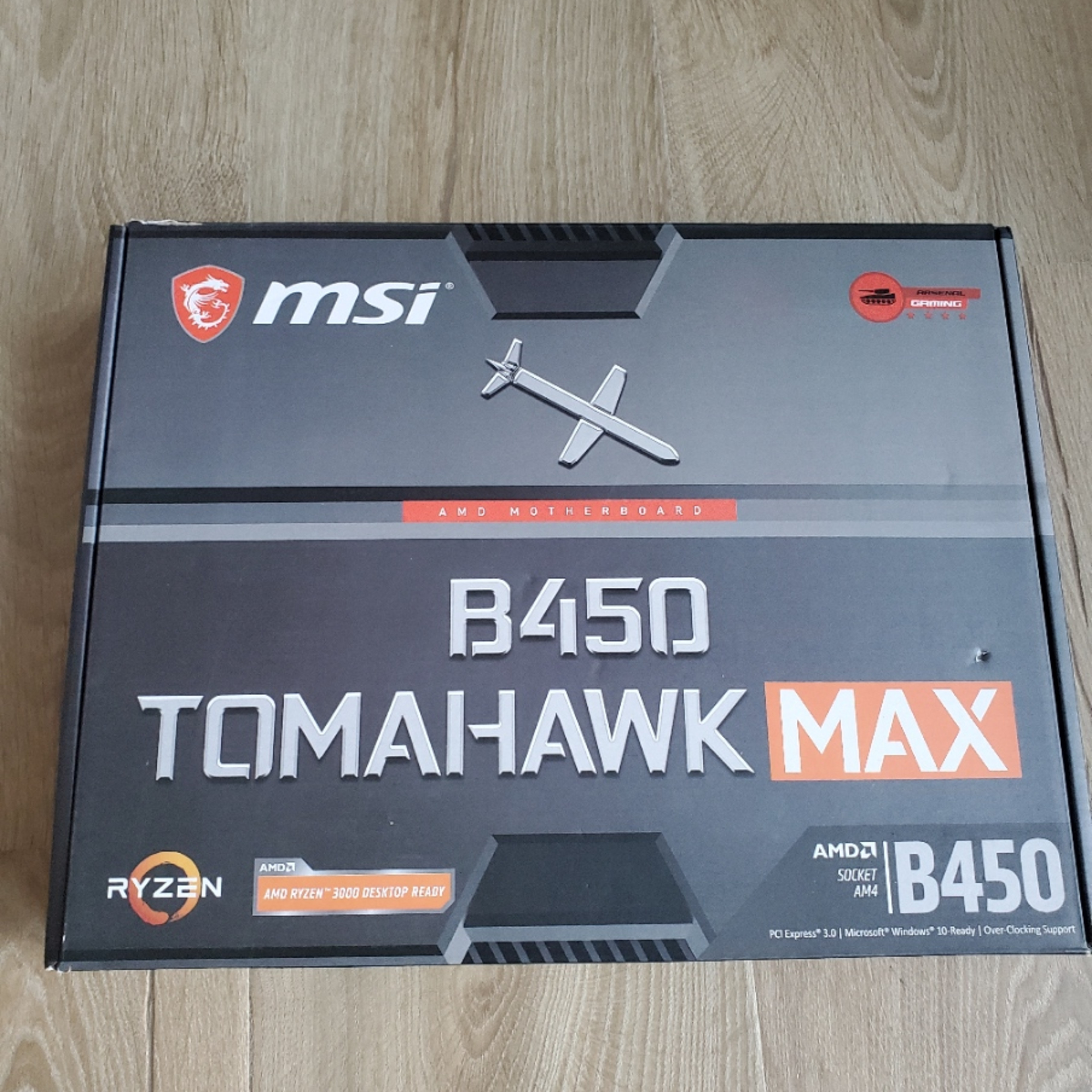 MSI B450 Tomahawk MAX ATX AM4 Motherboard - *GREAT CONDITION* - FREE SHIPPING