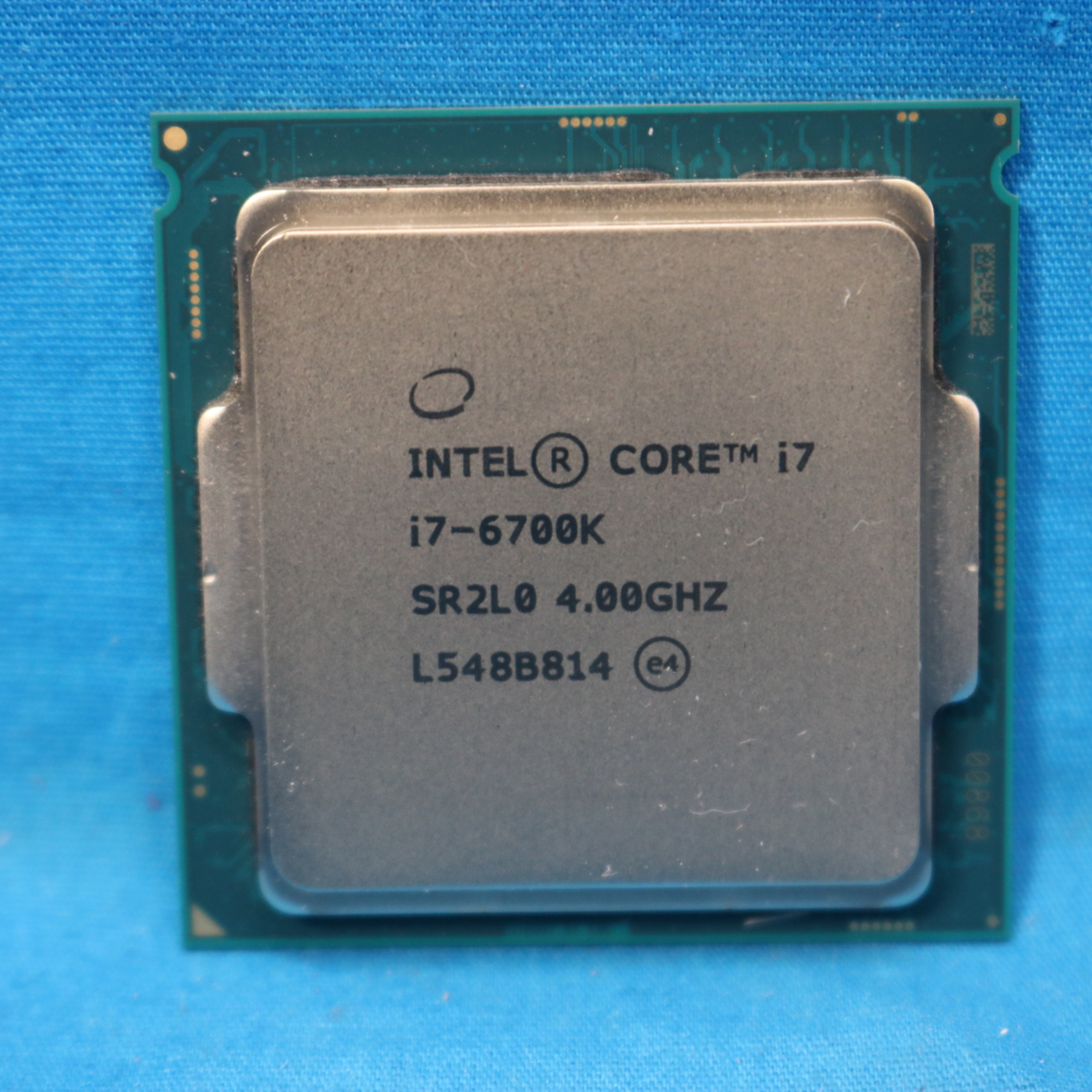 Intel Core i7-6700K 4.00GHz LGA1151/Socket H4 Quad-Core 8MB Desktop CPU SR2L0