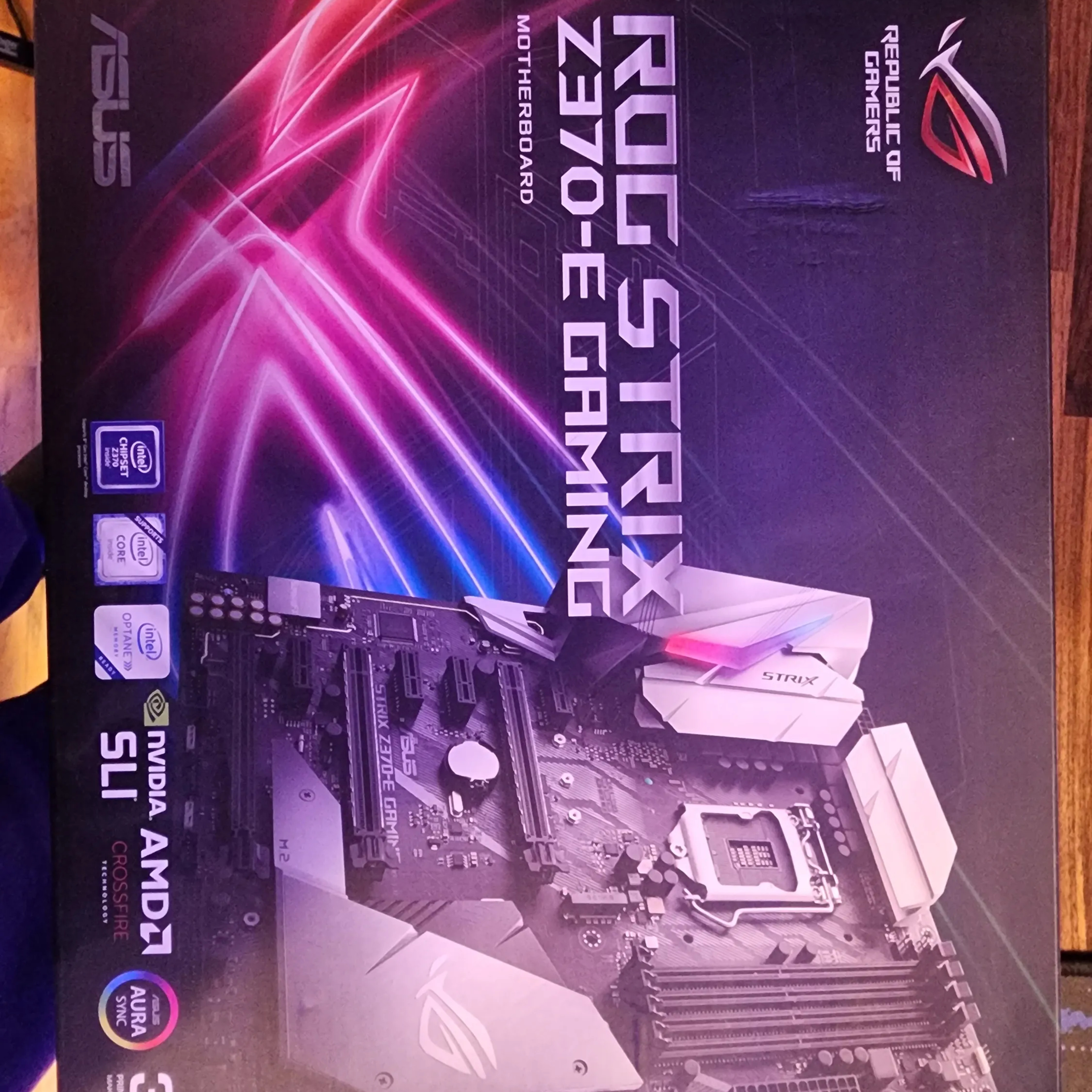 Asus Rog Strix Z370 E Gaming Mothrboard Intel Z370 Lga 1151 Atx Ddr4 M2 On Jawa 0718