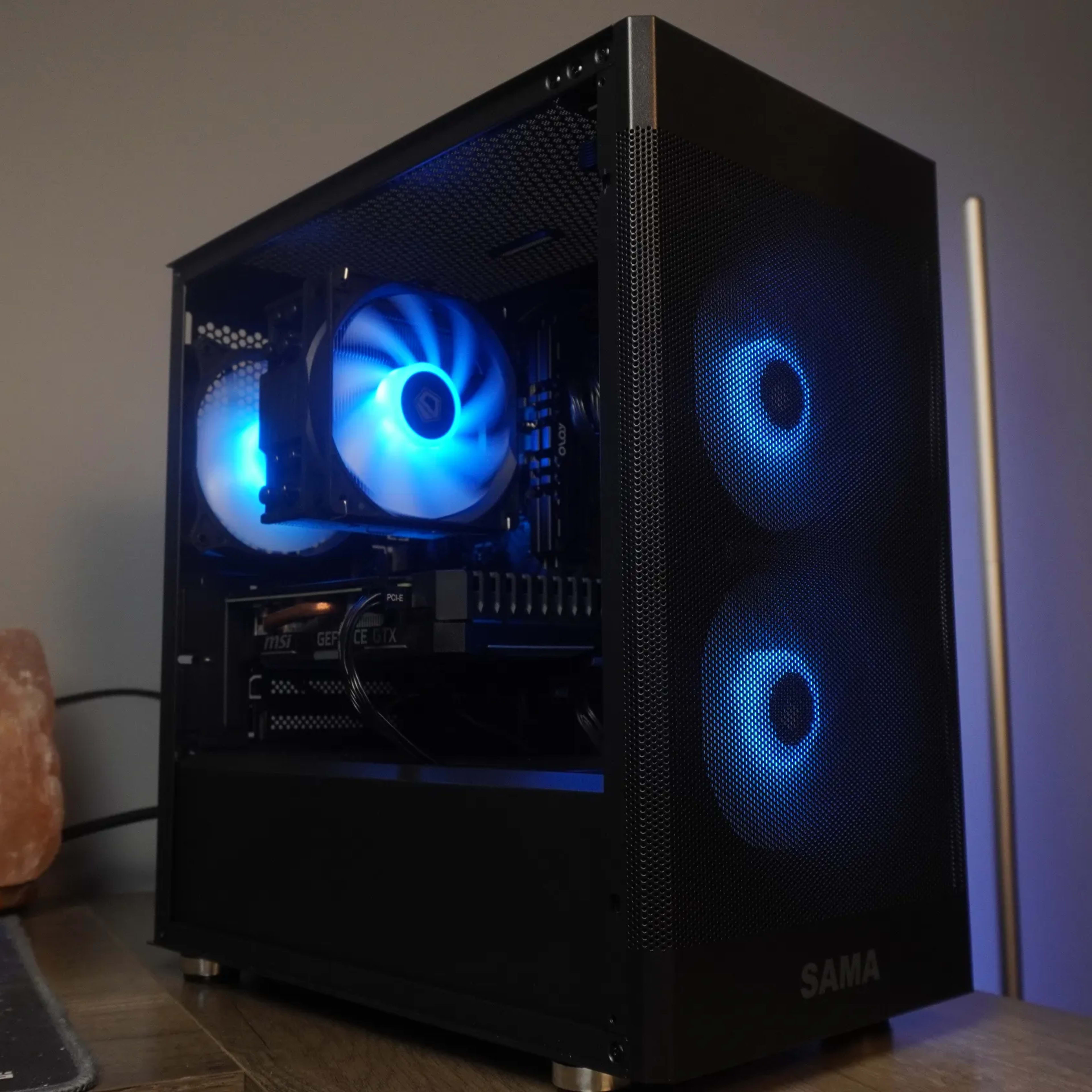 🖤ALL BLACK🖤 1080p GAMING MACHINE 💚GTX 1660 Super 🧡 Ryzen