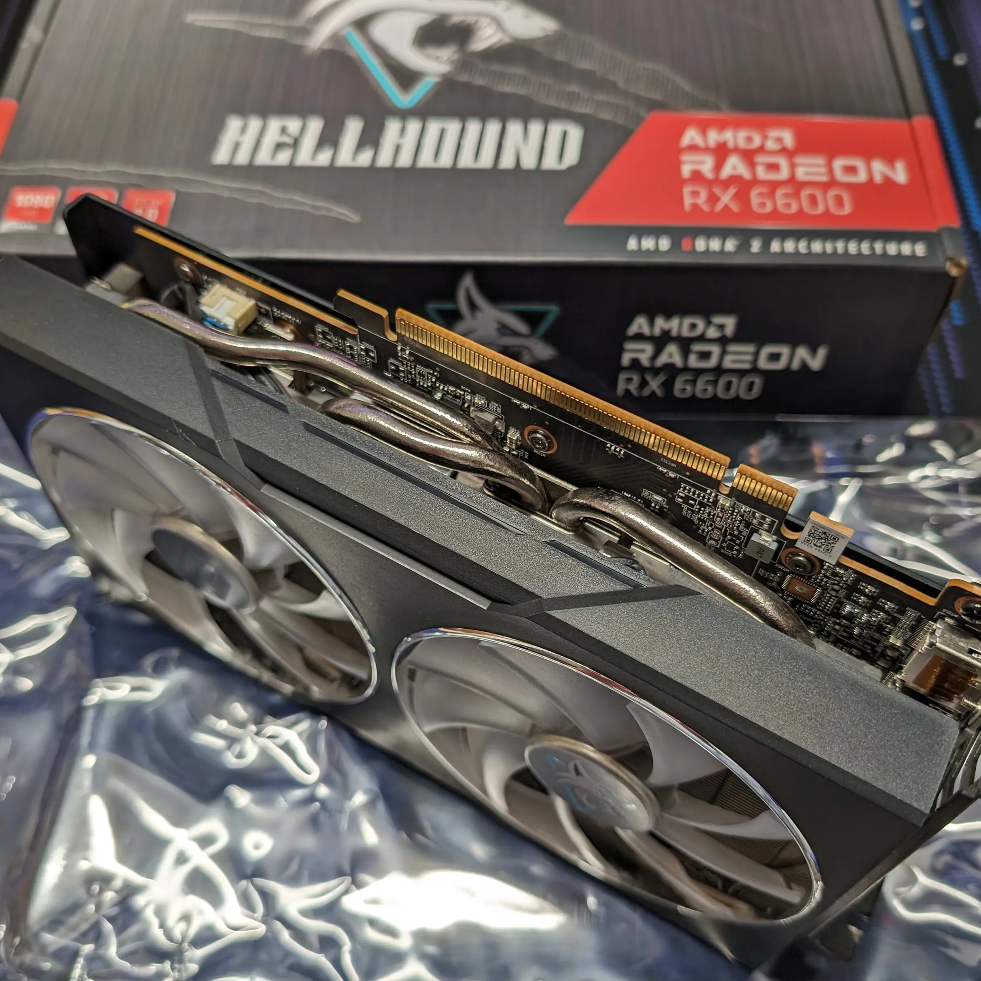 PowerColor Hellhound Radeon RX 6600 8GB GDDR6 Graphics Card - Used, Good Condition