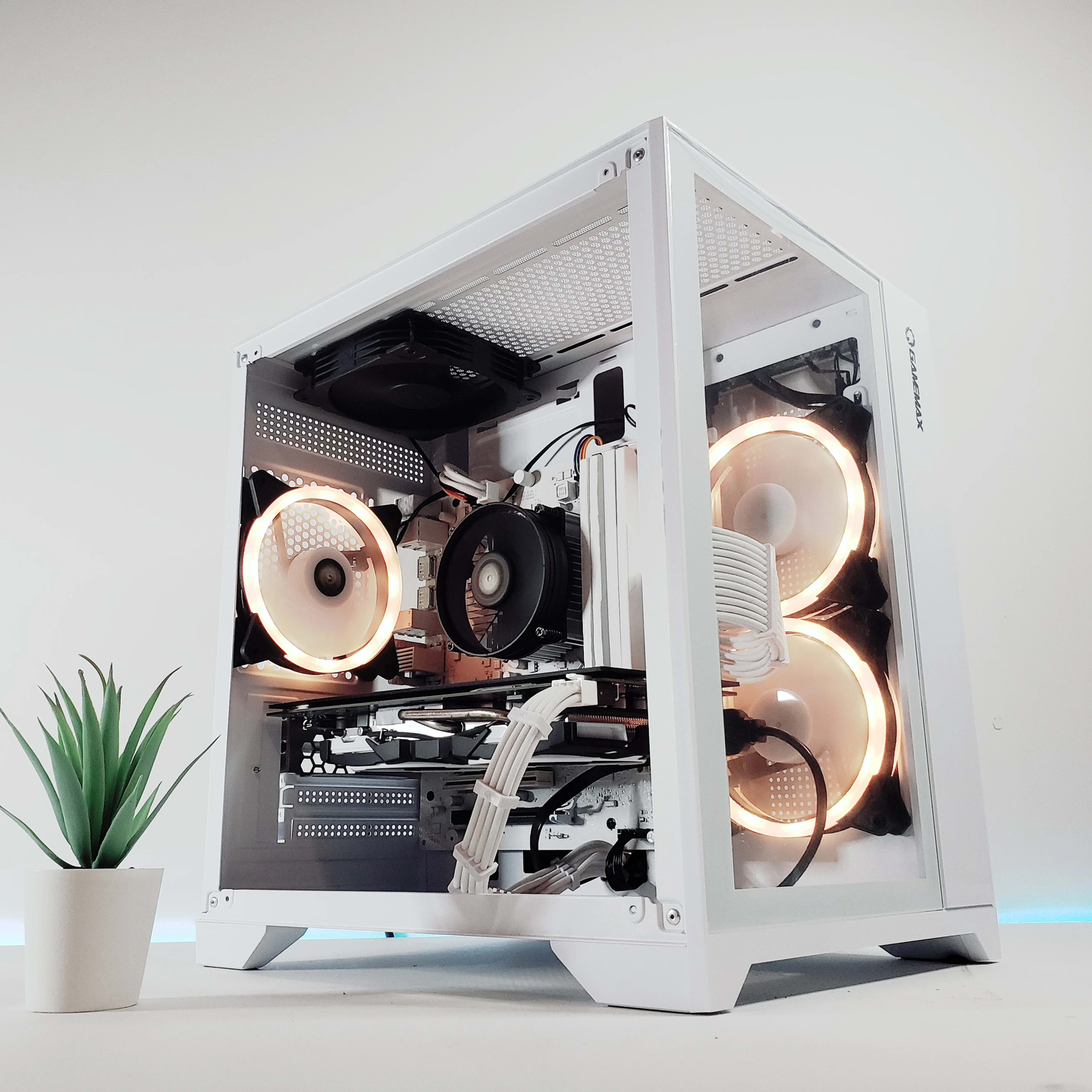 i7 Value Gaming PC | ⚙️RX580 | All White✨ |