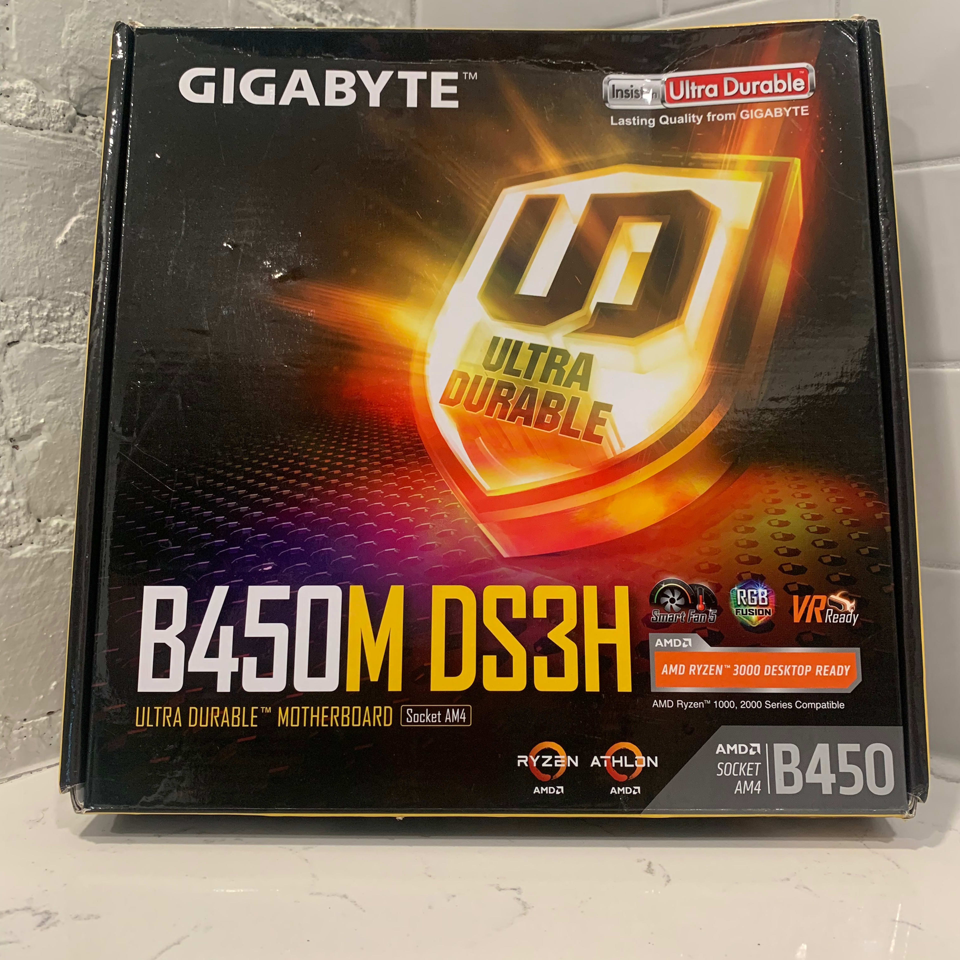 GIGABYTE B450M DS3H AM4 Micro ATX AMD Motherboard