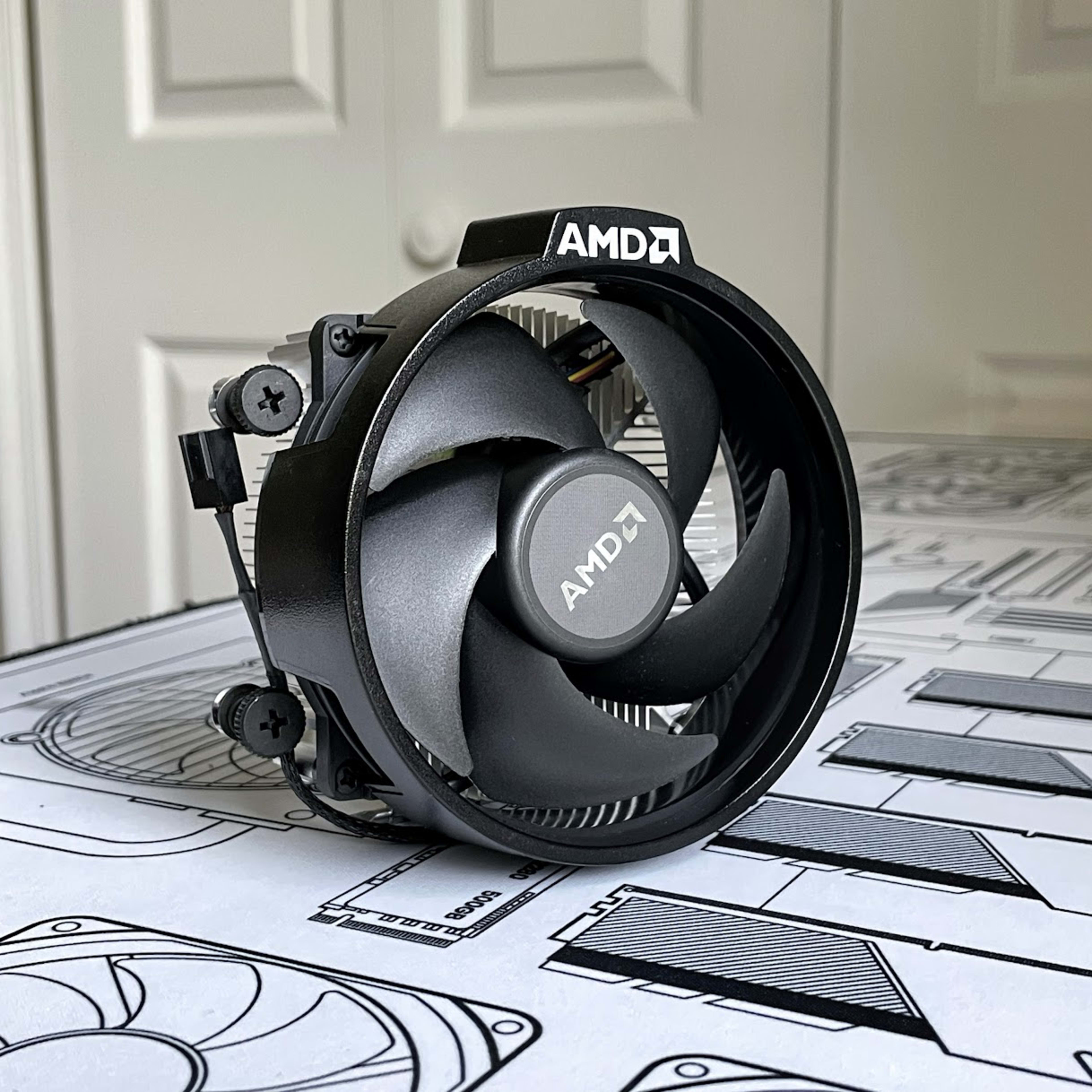 AMD Wraith Stealth AM4/AM5 4-Pin Stock Cooler (Multiple Qty Available!)