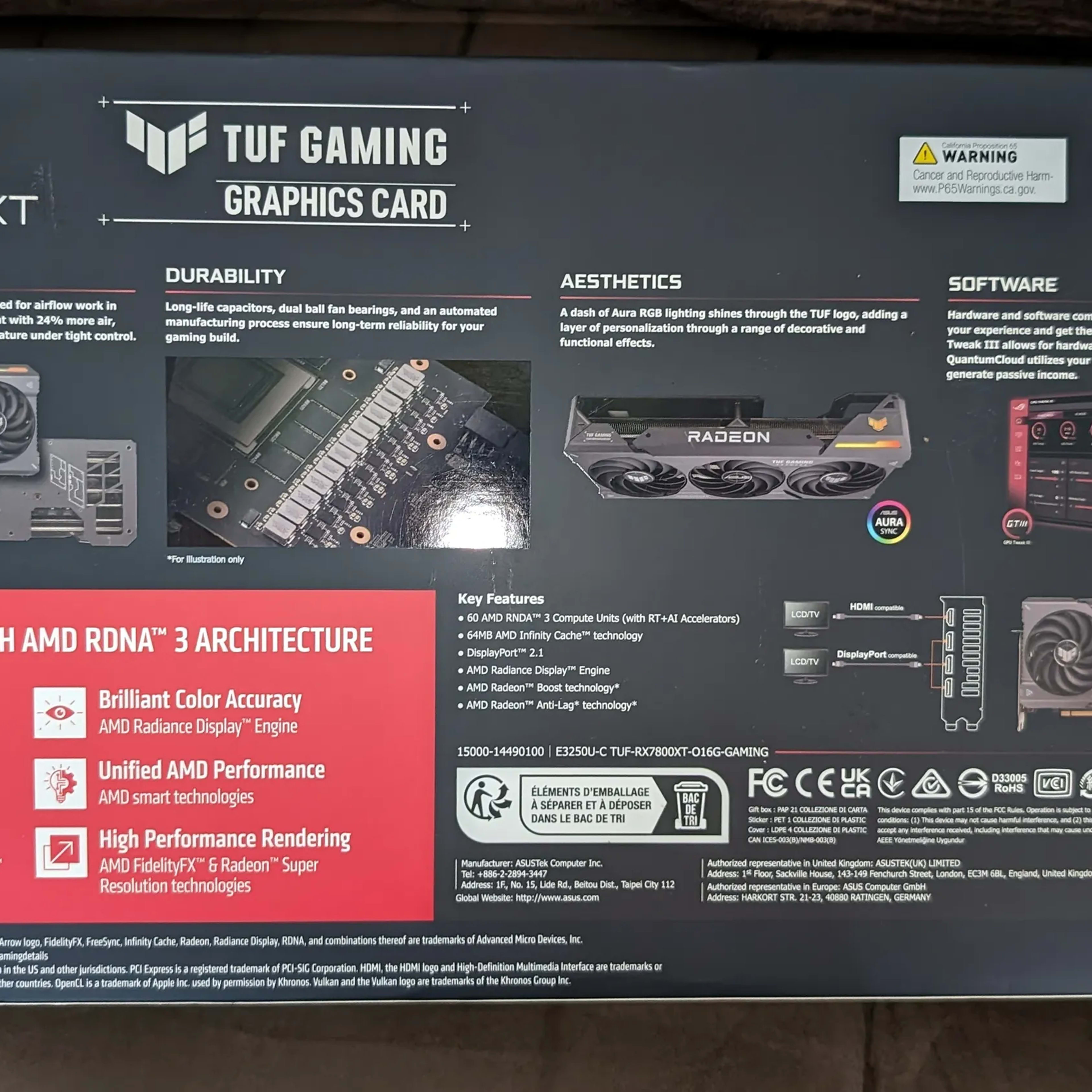 **5 days left until I return to Amazon** Asus TUF 7800 XT