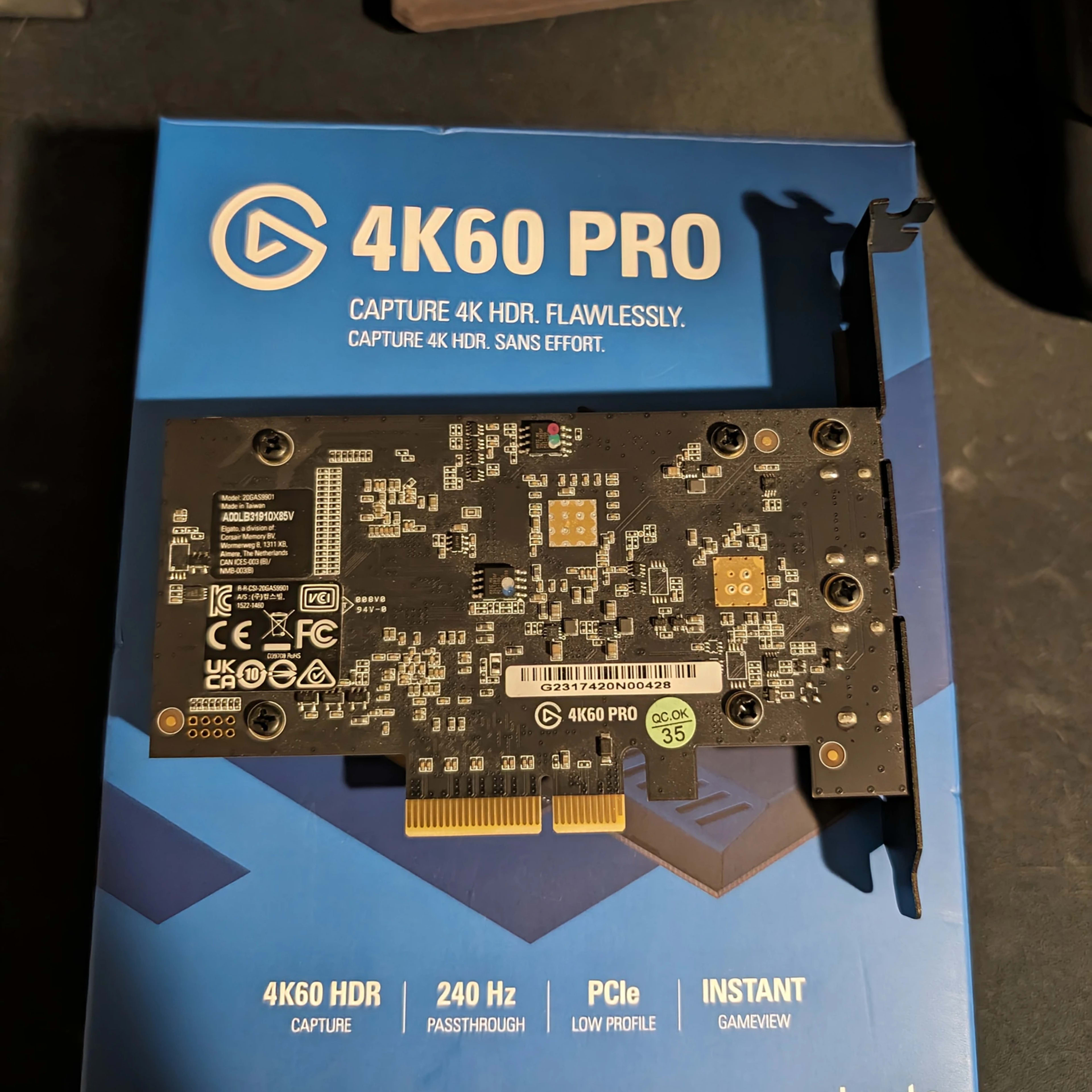 Elgato 4K60 PRO MK.2 PCIE Capture Card