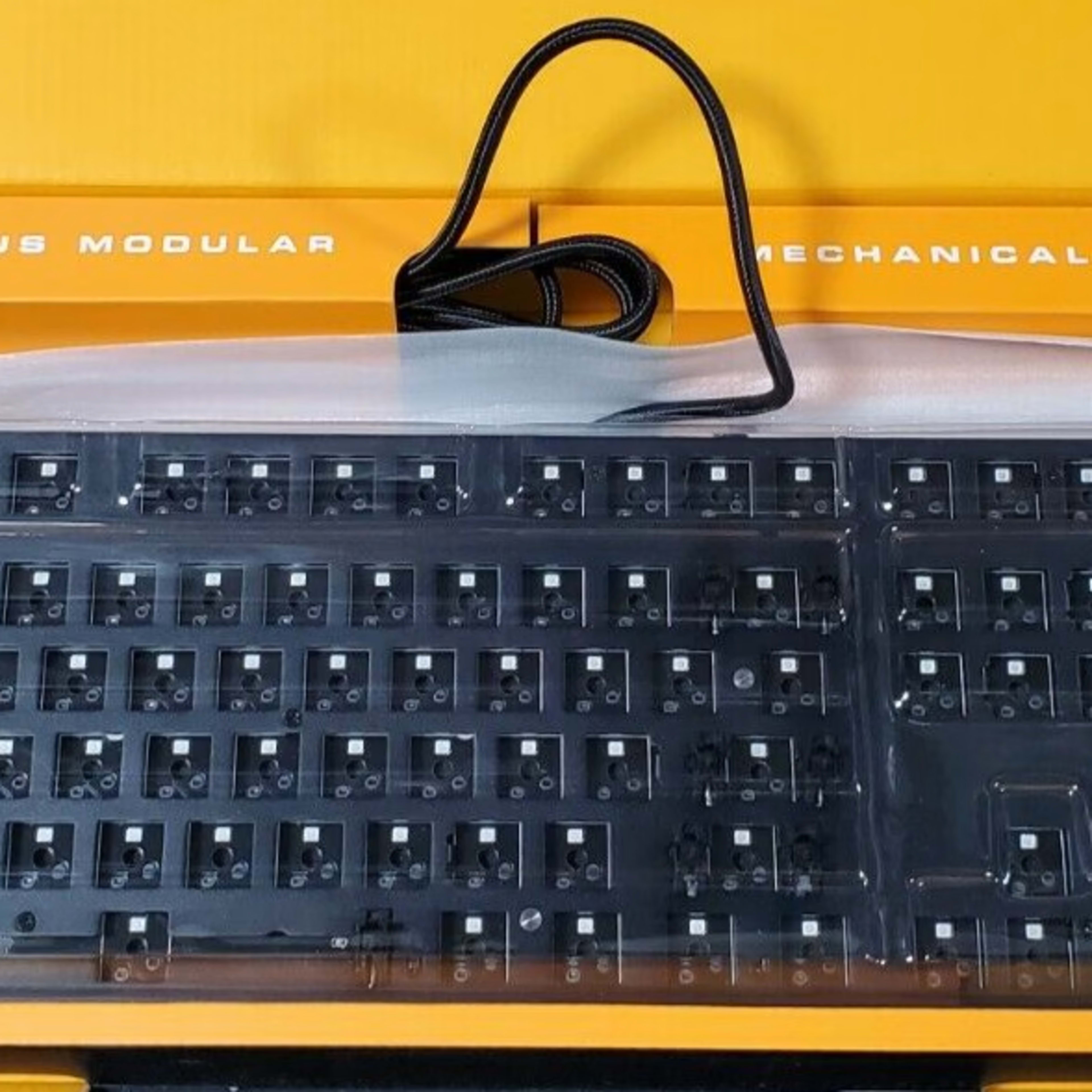 Glorious GMMK Full Size Modular Mechanical Keyboard (Black) (Barebones)