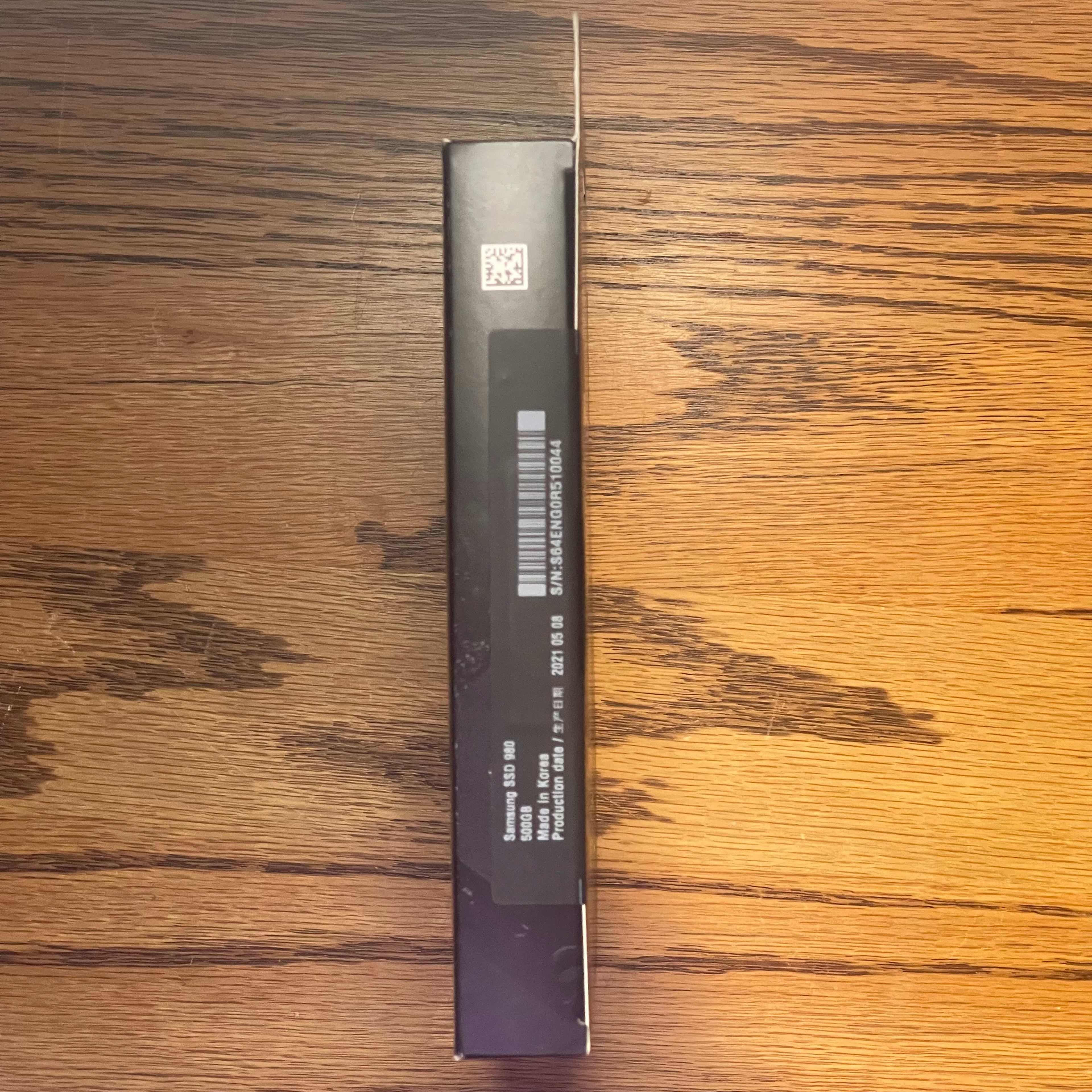 New, Samsung 980 500GB NVMe M.2 SSD