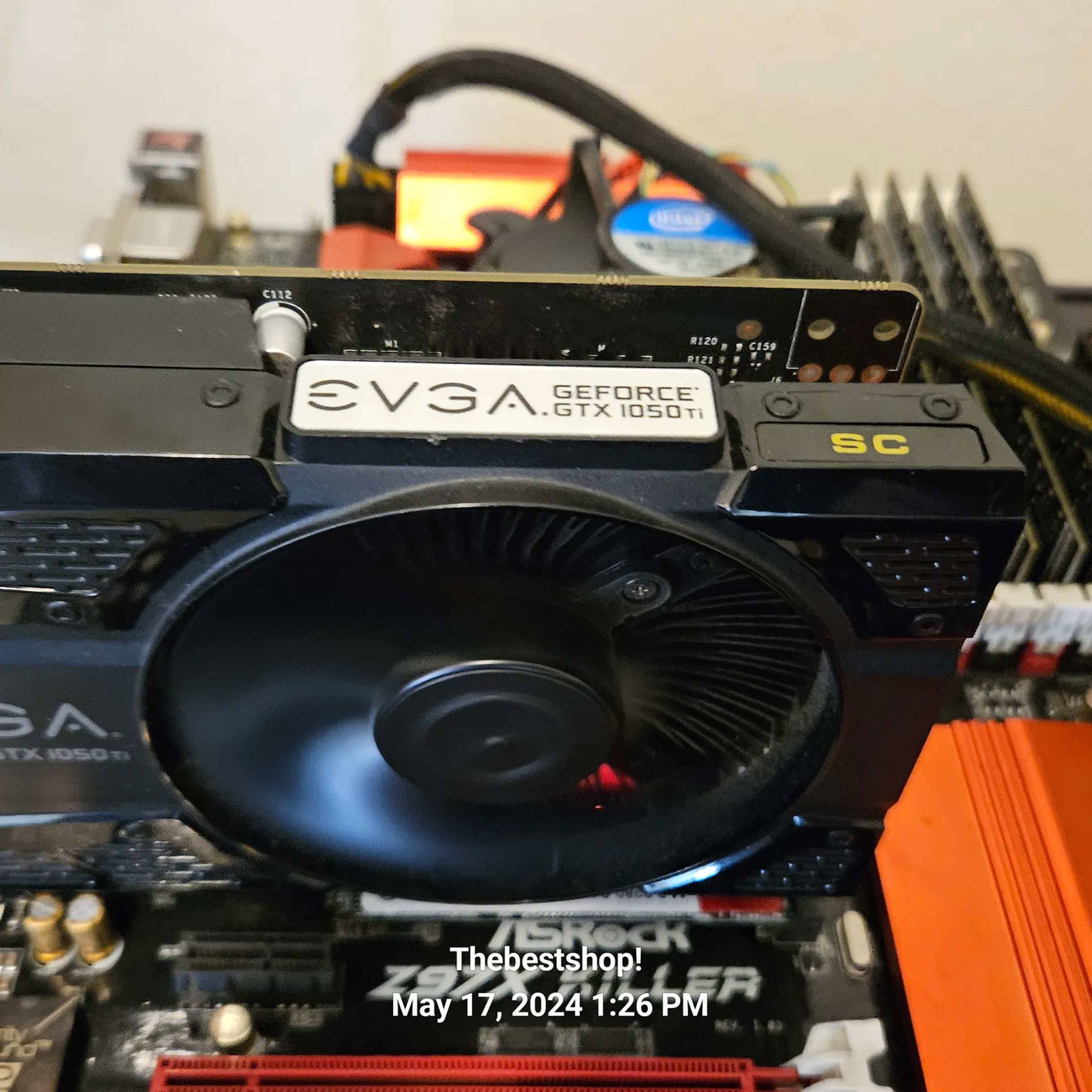 EVGA GTX 1050ti sc 4gb gddr5 graphics card