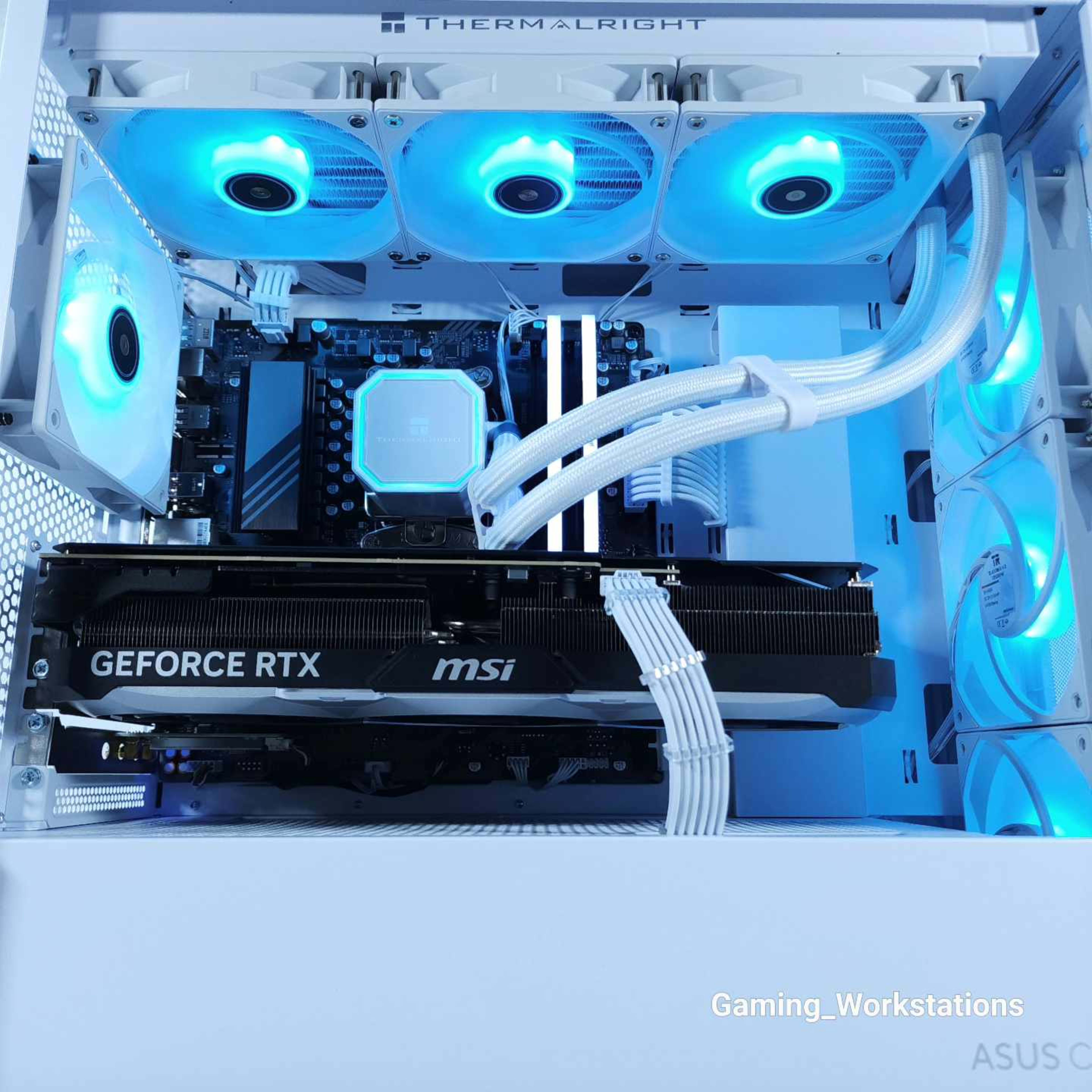 💙🤍RTX 4080 || Ryzen 7 7800X3D || 32GB 6000MHz || 2TB NVMe SSD || FREE SHIPPING 4K Gaming PC