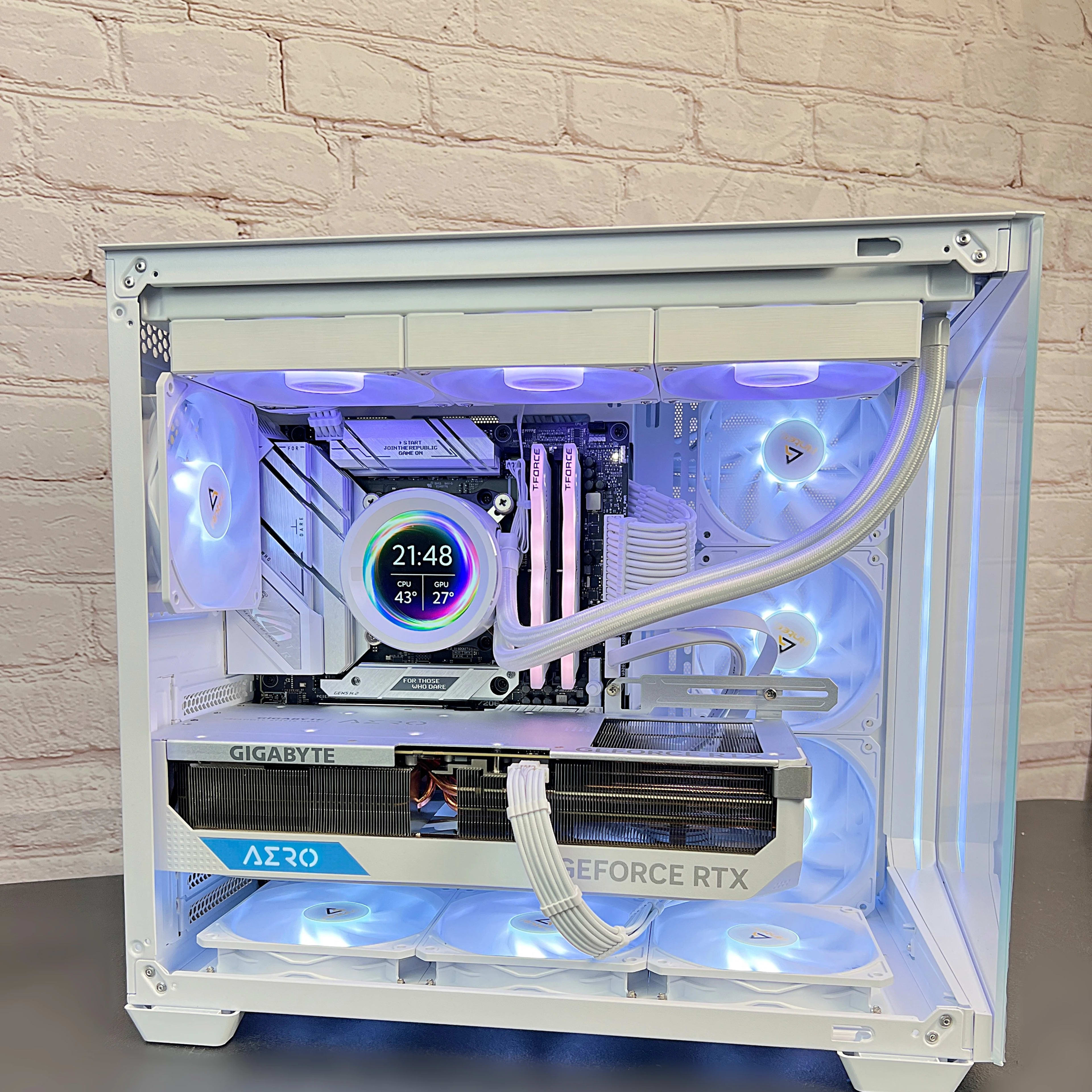 RTX 4080 Aero OC Ryzen 7 7800X3D 32GB DDR5 RAM 4TB M.2 Gaming PC 🤯