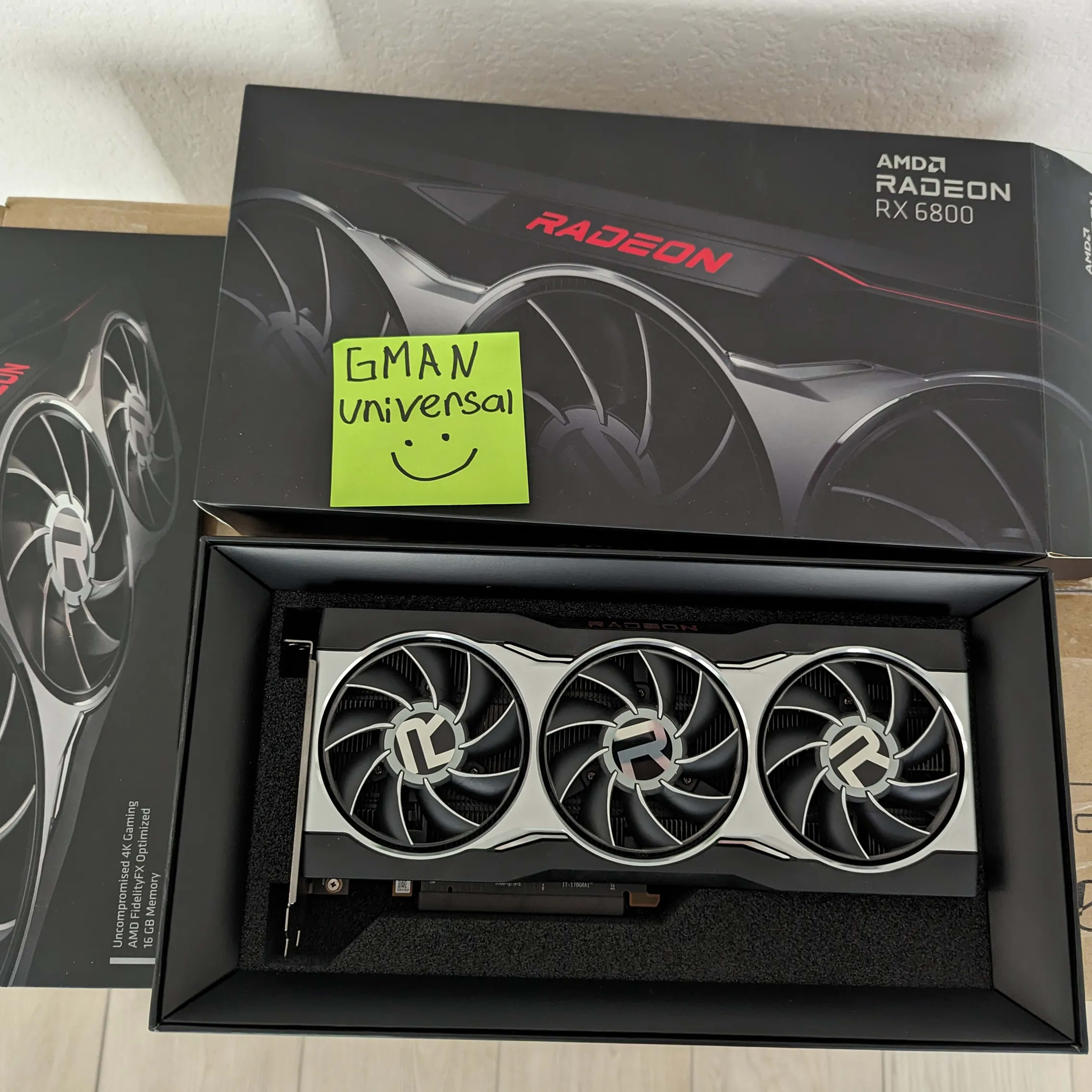 AMD Radeon RX 6800 Graphics Card Reference Model