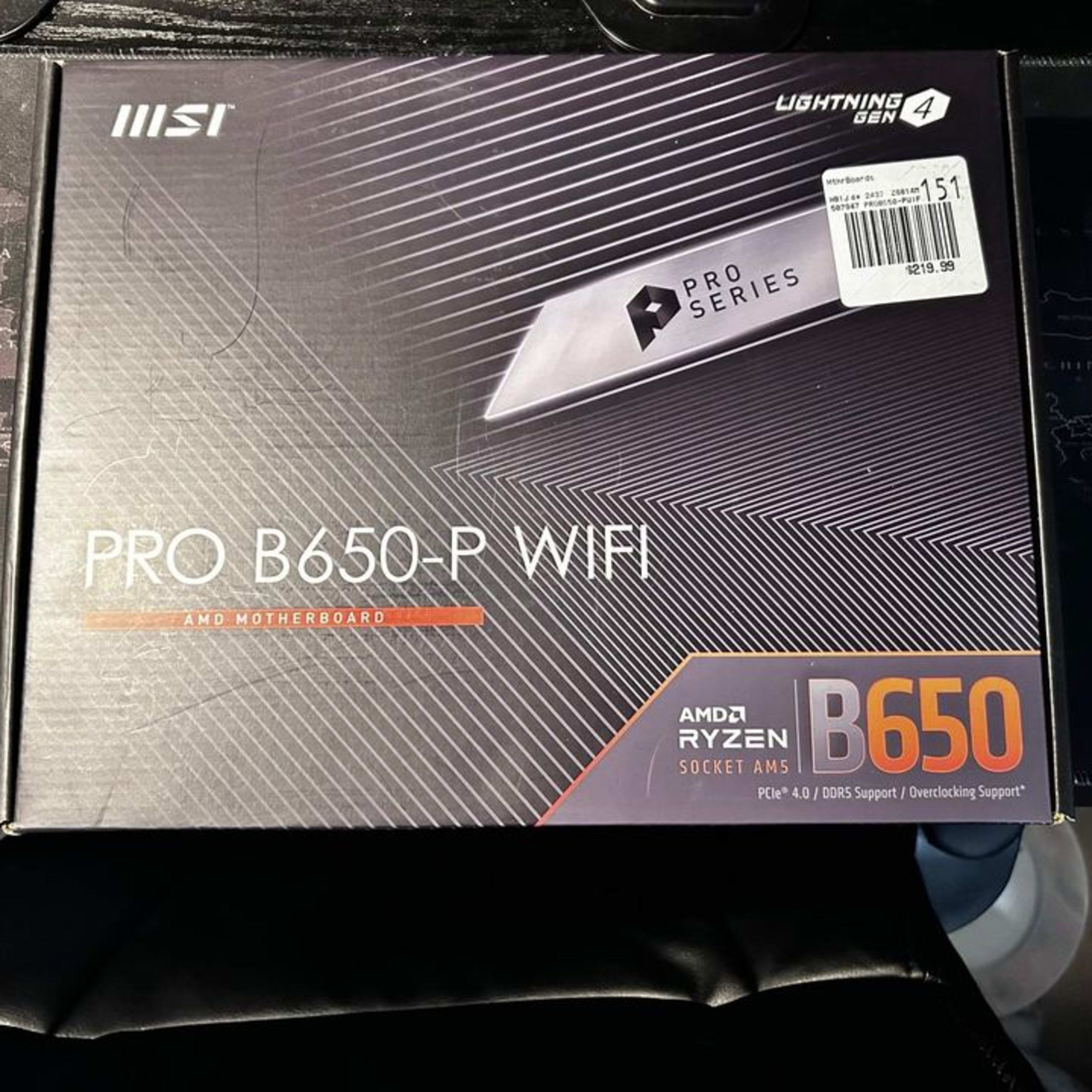 MSi b650-P Pro WIFI - ATX