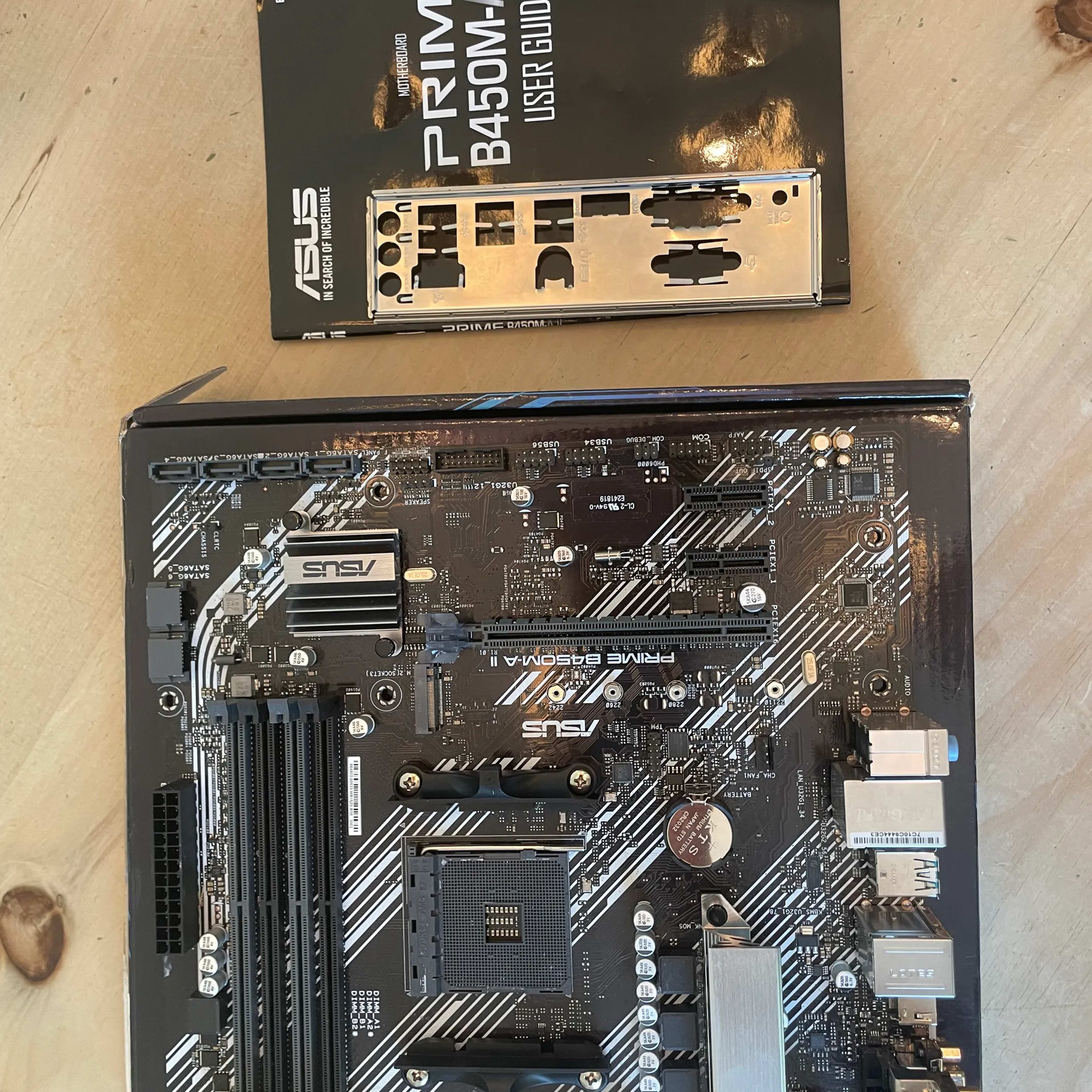 *For Parts* ASUS Prime B450M-A II Motherboard