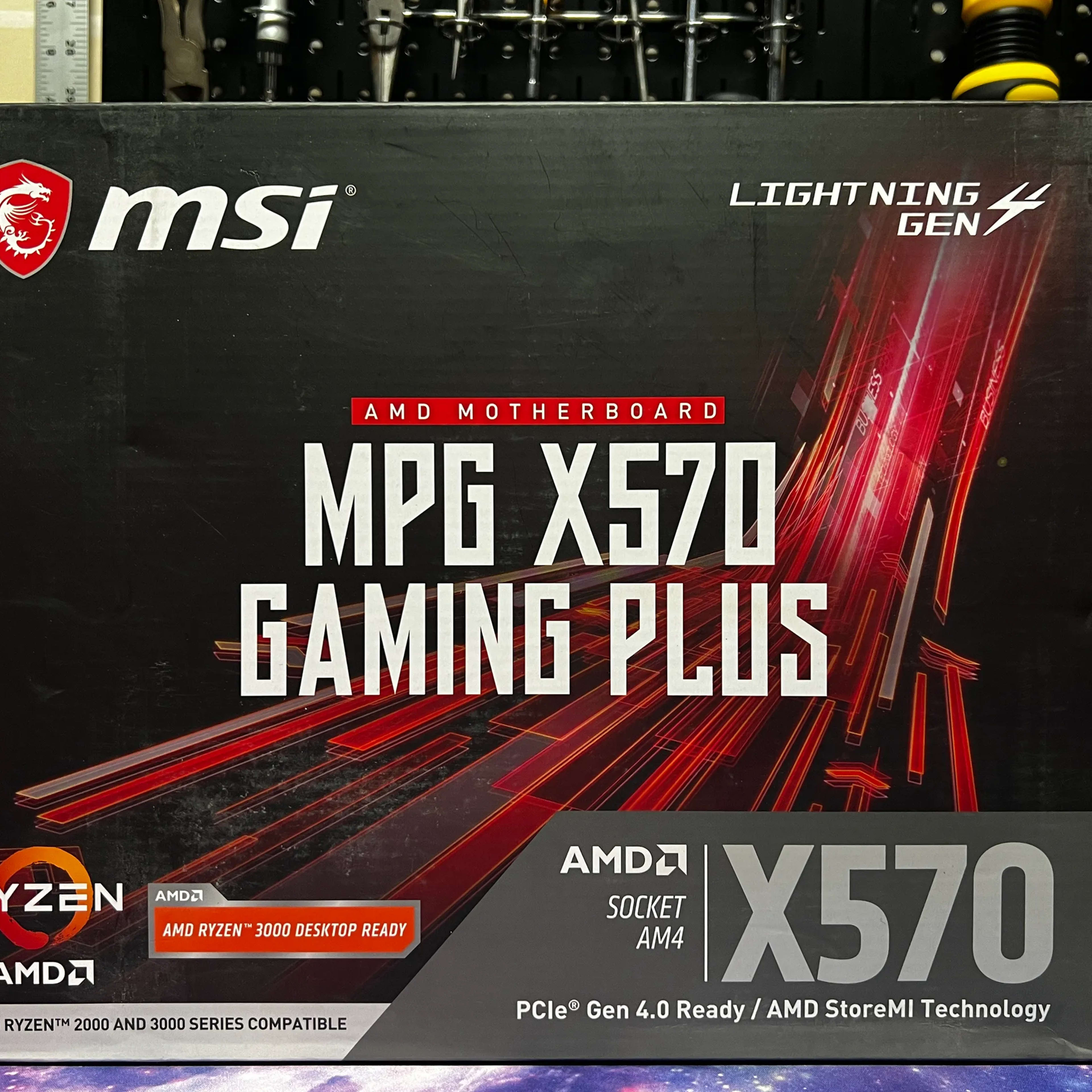 MSI MPG X570 GAMING PLUS AM4 ATX AMD Motherboard 