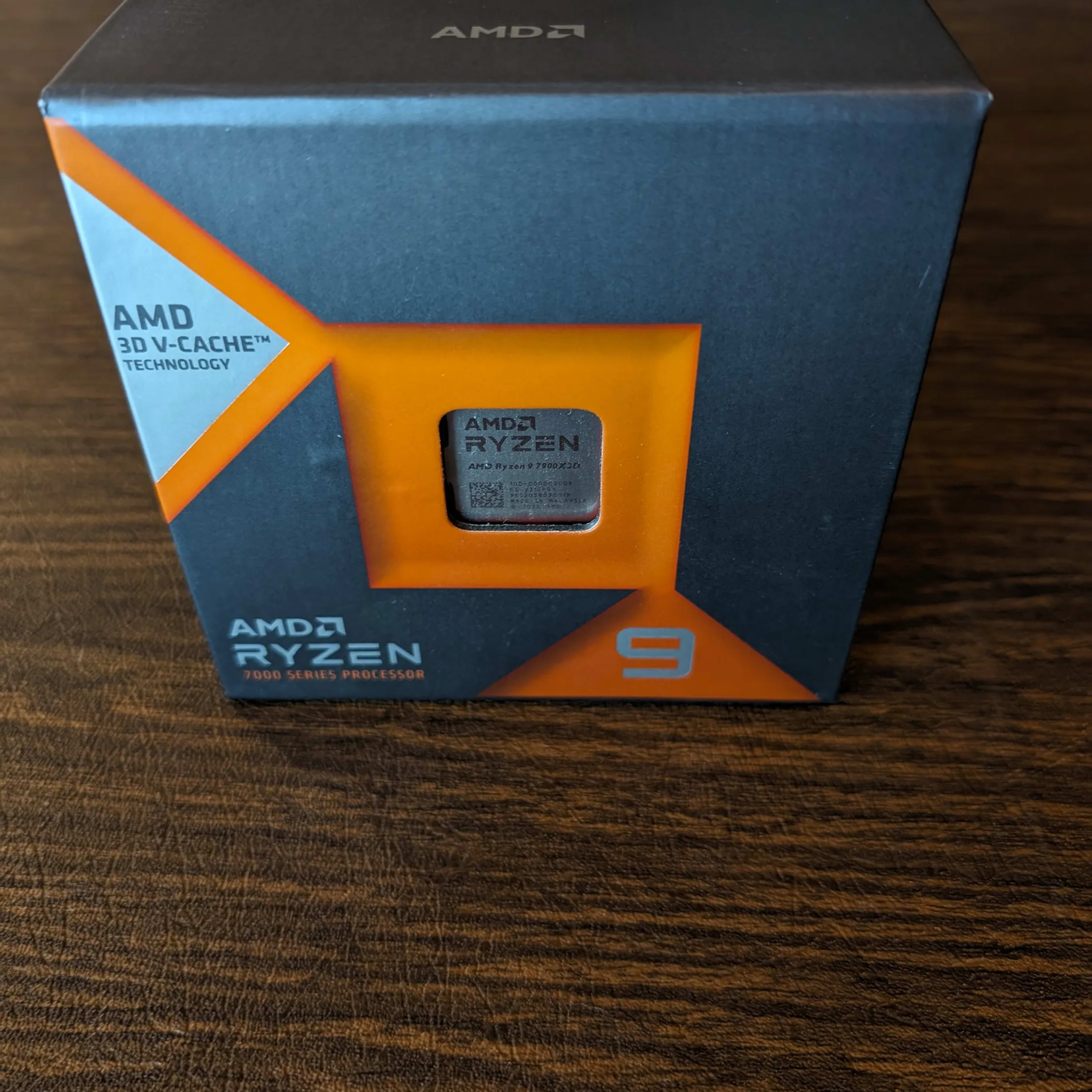 AMD Ryzen 9 7900X3D 12-Core 4.4 GHz Socket AM5 CPU - Brand New/Sealed