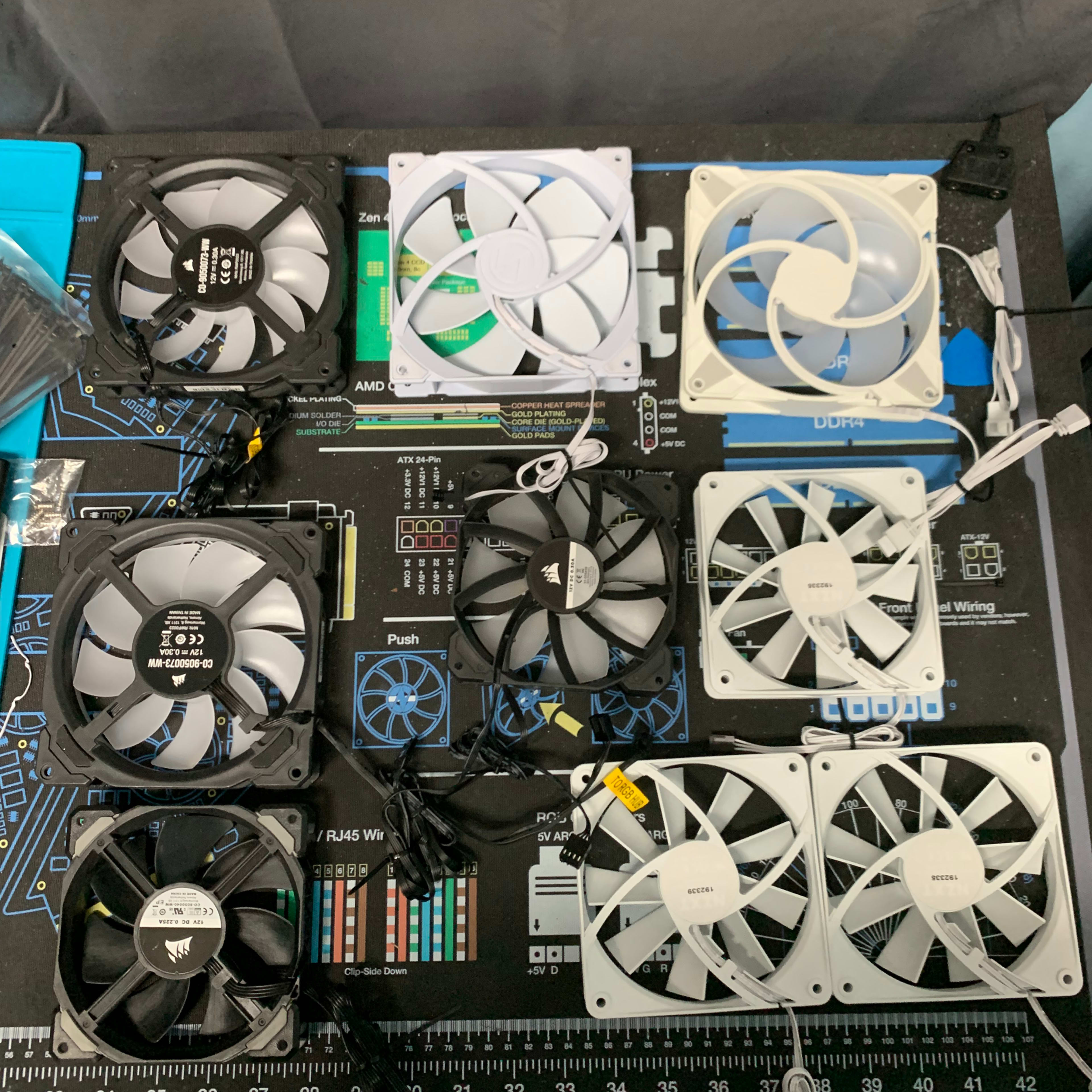 Lot of Mixed Case Fans