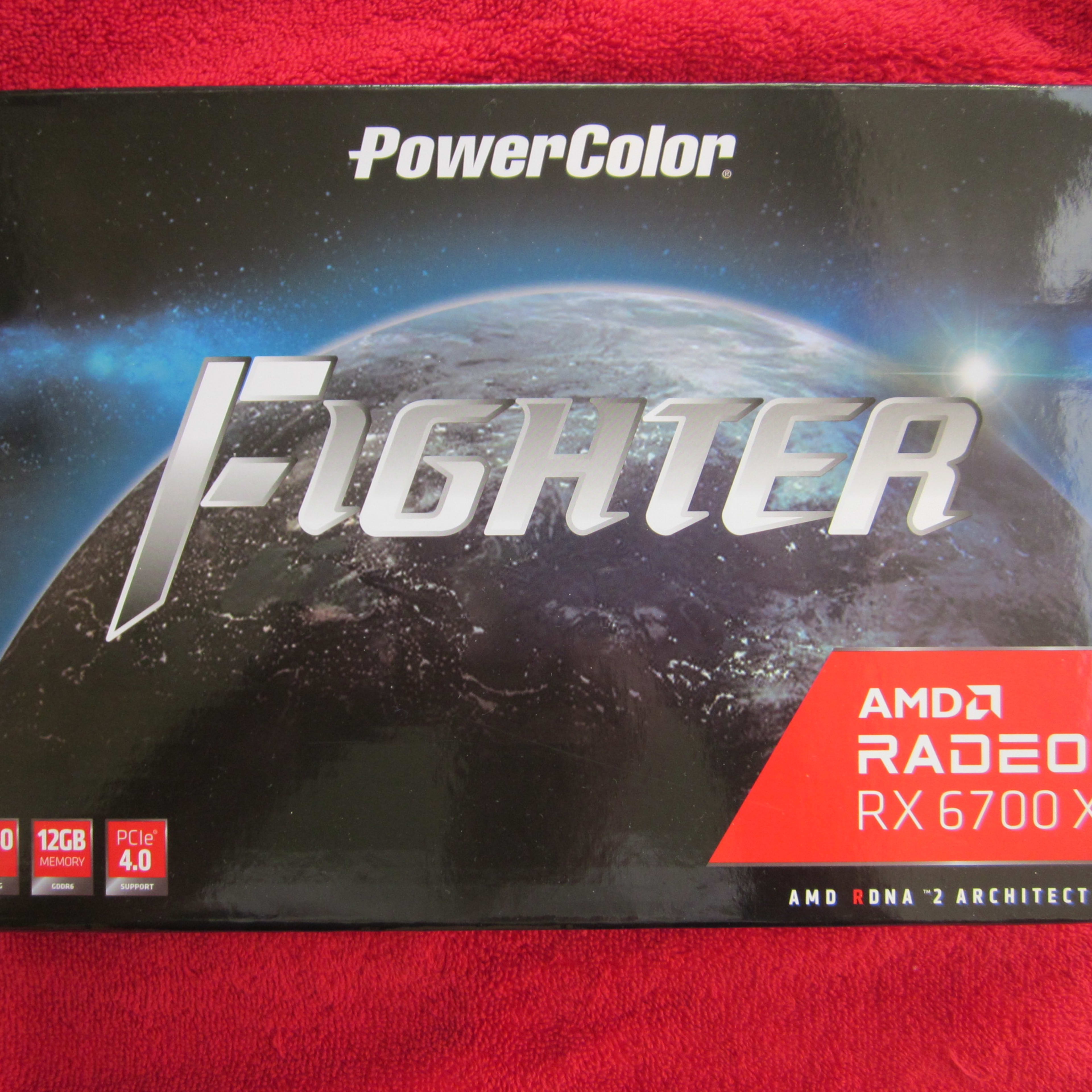 PowerColor Fighter RX 6700 XT 12GB GDDR6 Graphics Card AXRX PCI Express 4.0