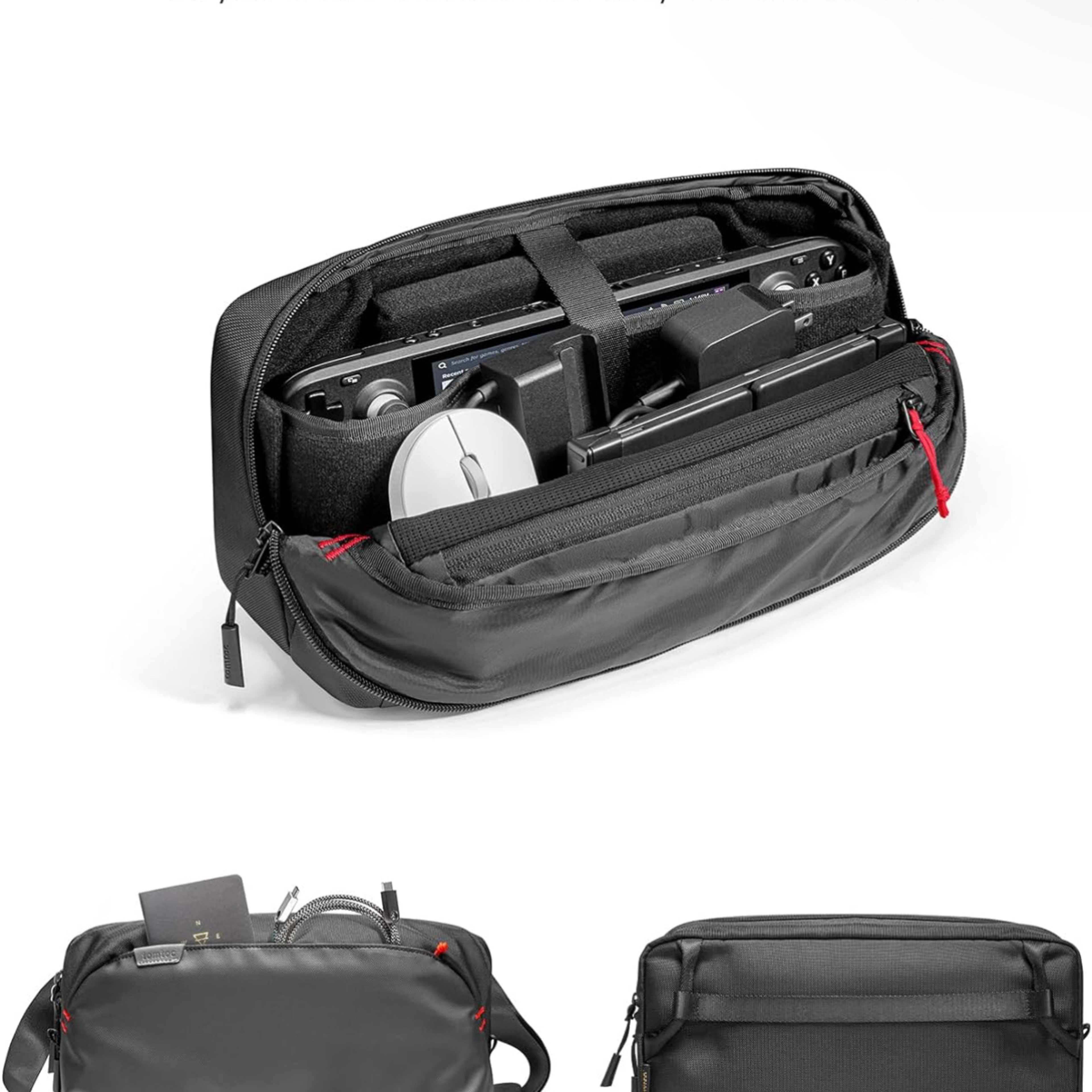 tomtoc Carrying Case for Steam Deck/Steam Deck OLED/ASUS ROG Ally, Storage Portable BaG