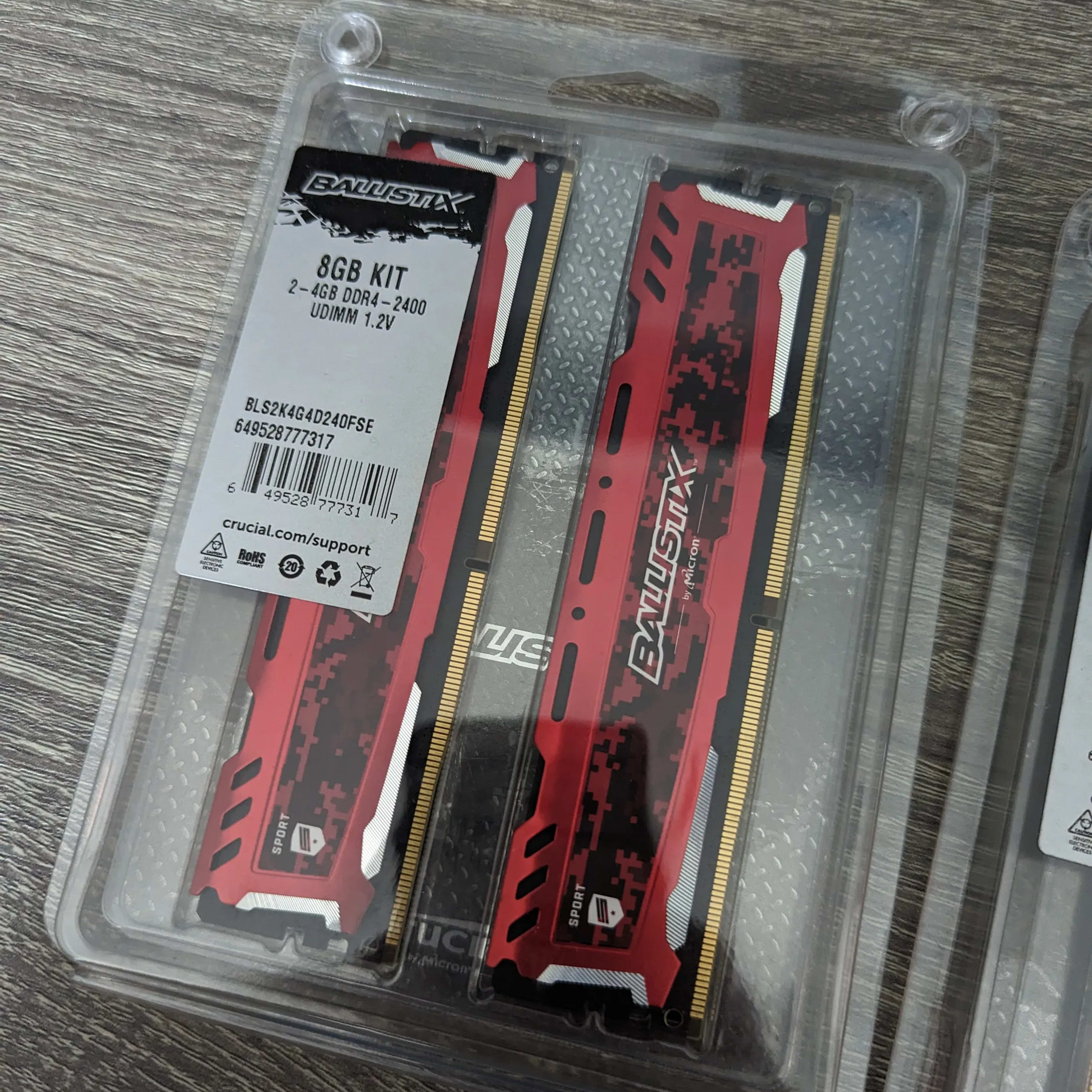 Det tilgivet Karriere 2 Kits Crucial Ballistix Sport RAM 8GB Kit (2x4) DDR4 2400Mhz | Jawa