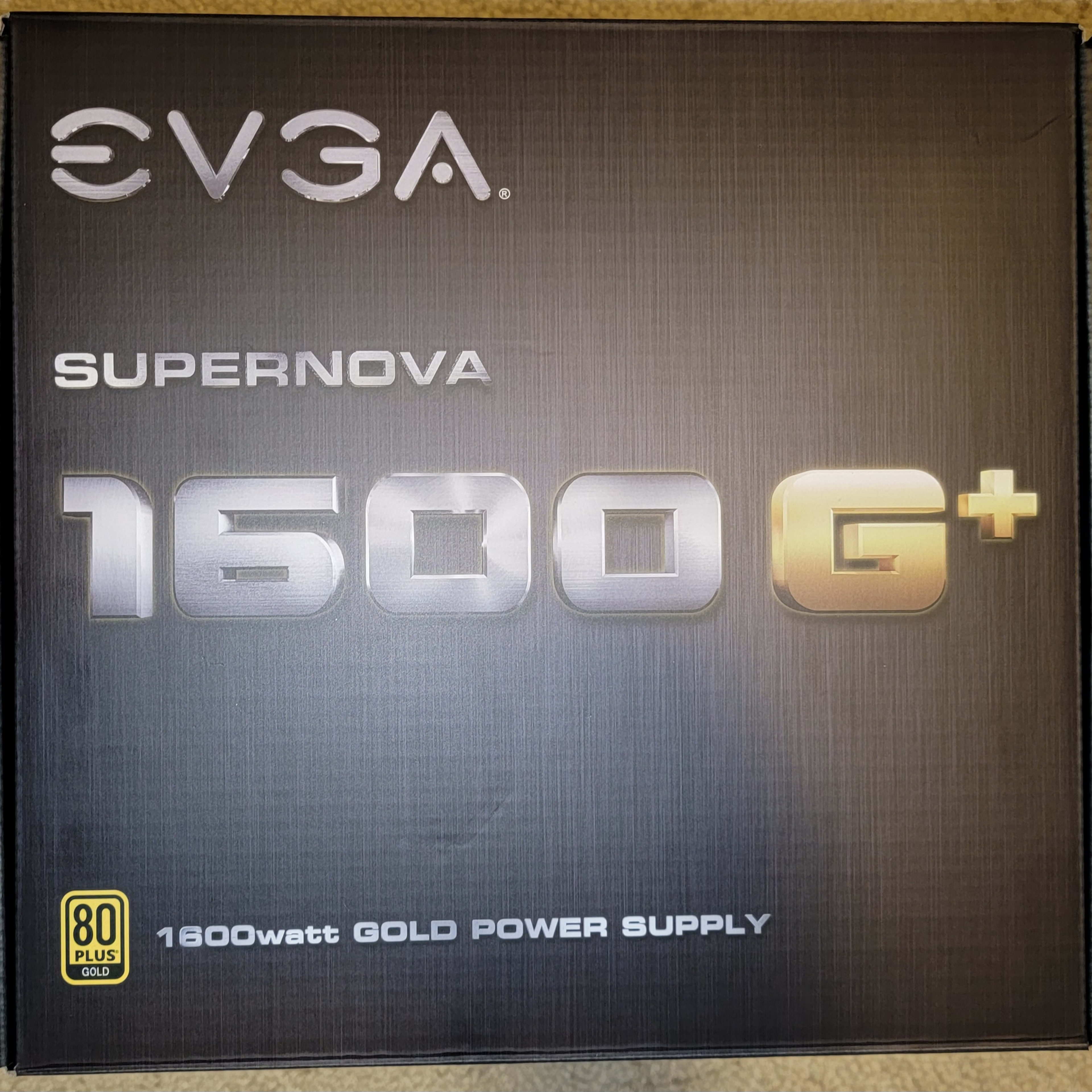 EVGA Supernova 1600W G+ 80+ Gold Fully Modular Power Supply Like New With Original Box & All Cables