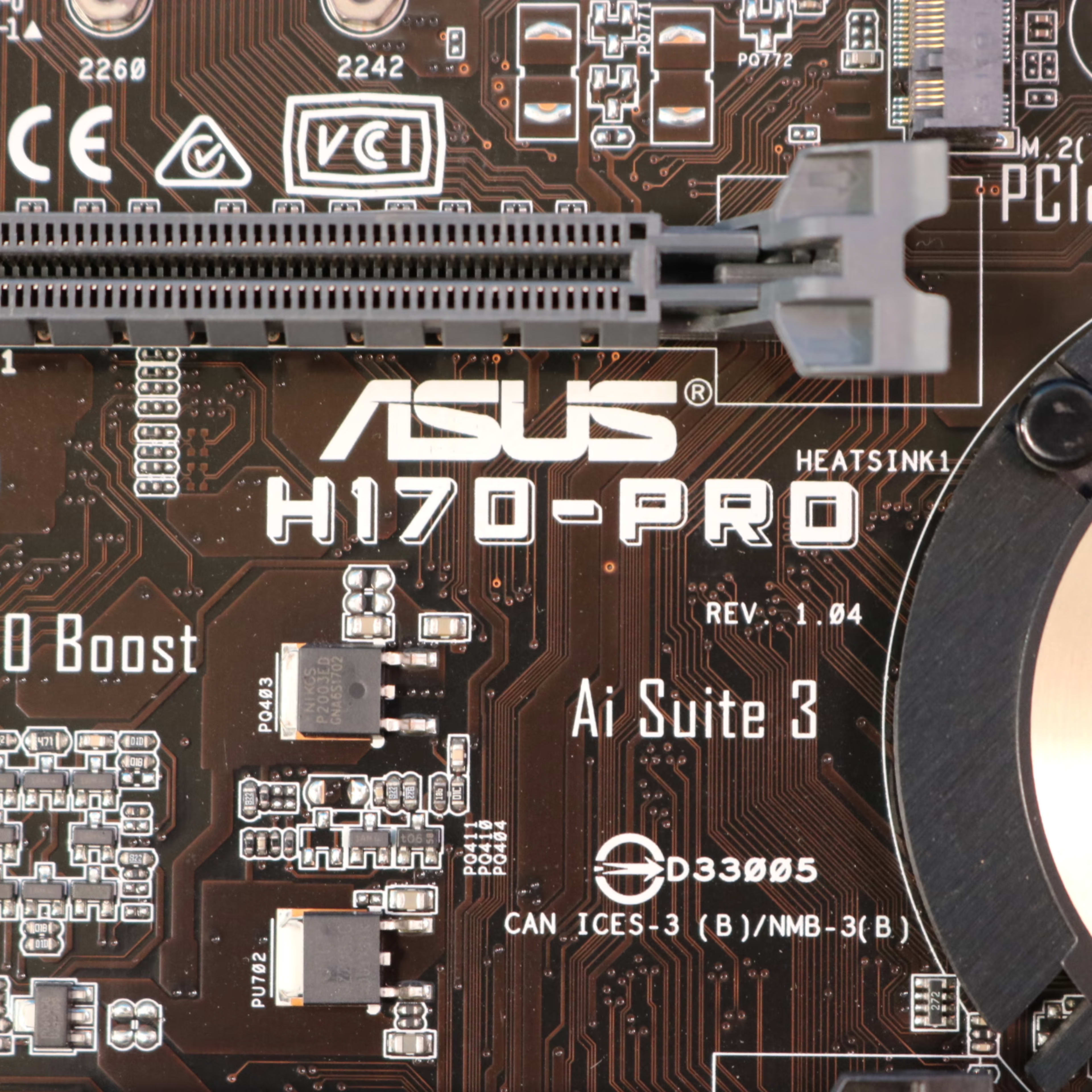 Asus H170-Pro REV. 1.04 Intel LGA1151/Socket H4 DDR4 ATX Desktop