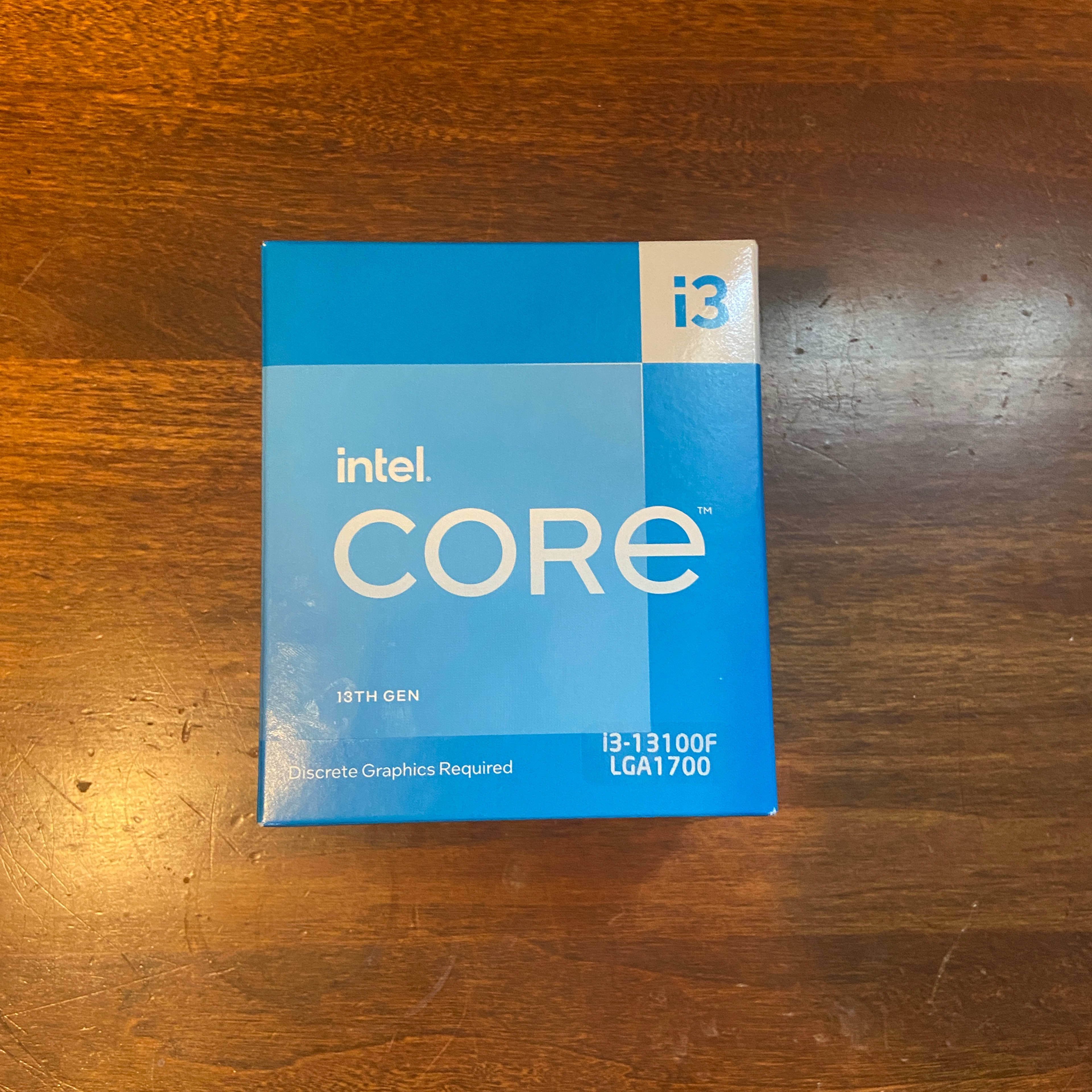 Intel Core I3 13100f Cpu Processor New I3-13100f 3.4 Ghz 4-core 8