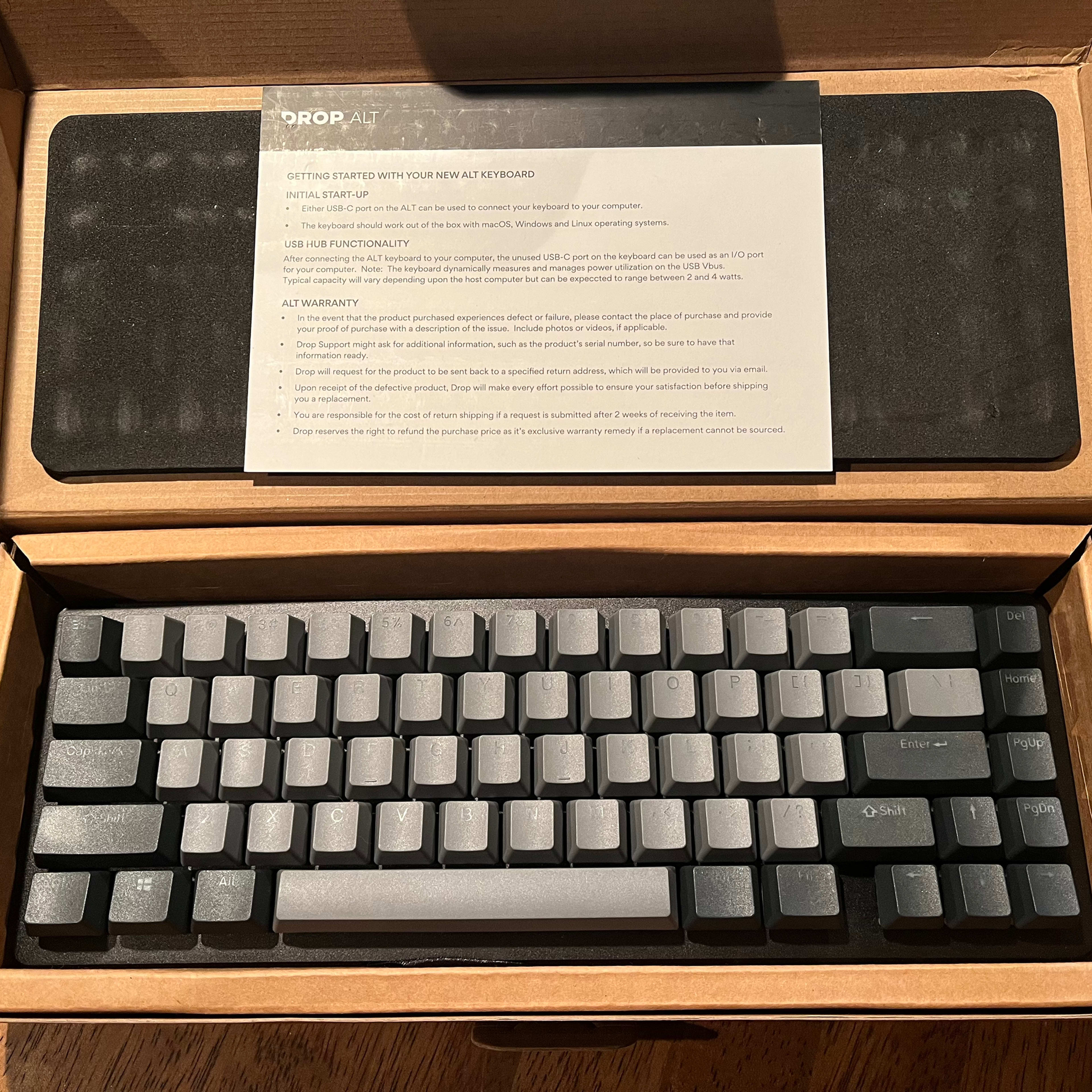 DROP ALT 65% Keyboard | Aluminum Frame | Hot Swappable Switches 