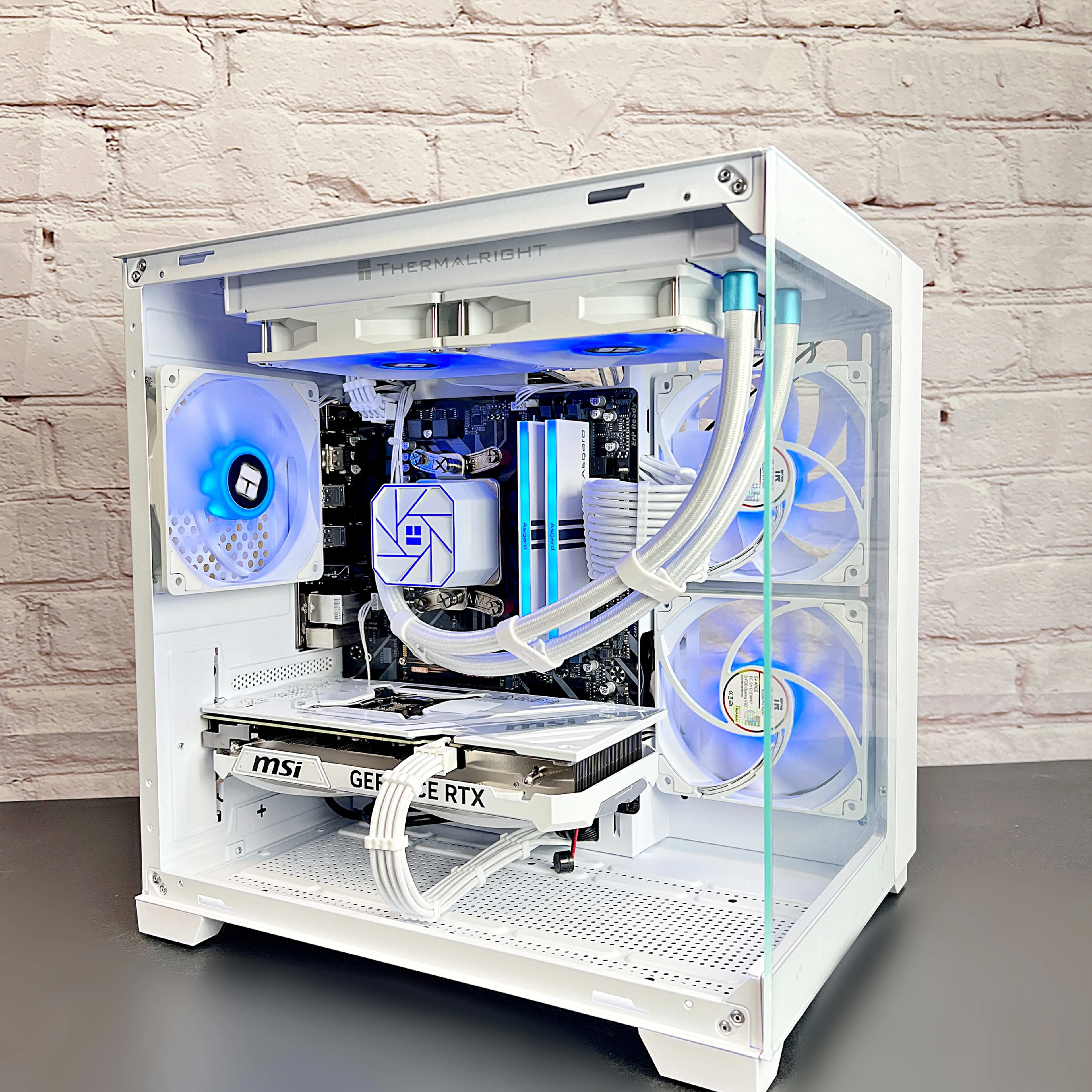 Liquid Cooled RTX 4070 Ryzen 5 5600X 16GB RAM 1TB M.2 Win 11 Gaming PC