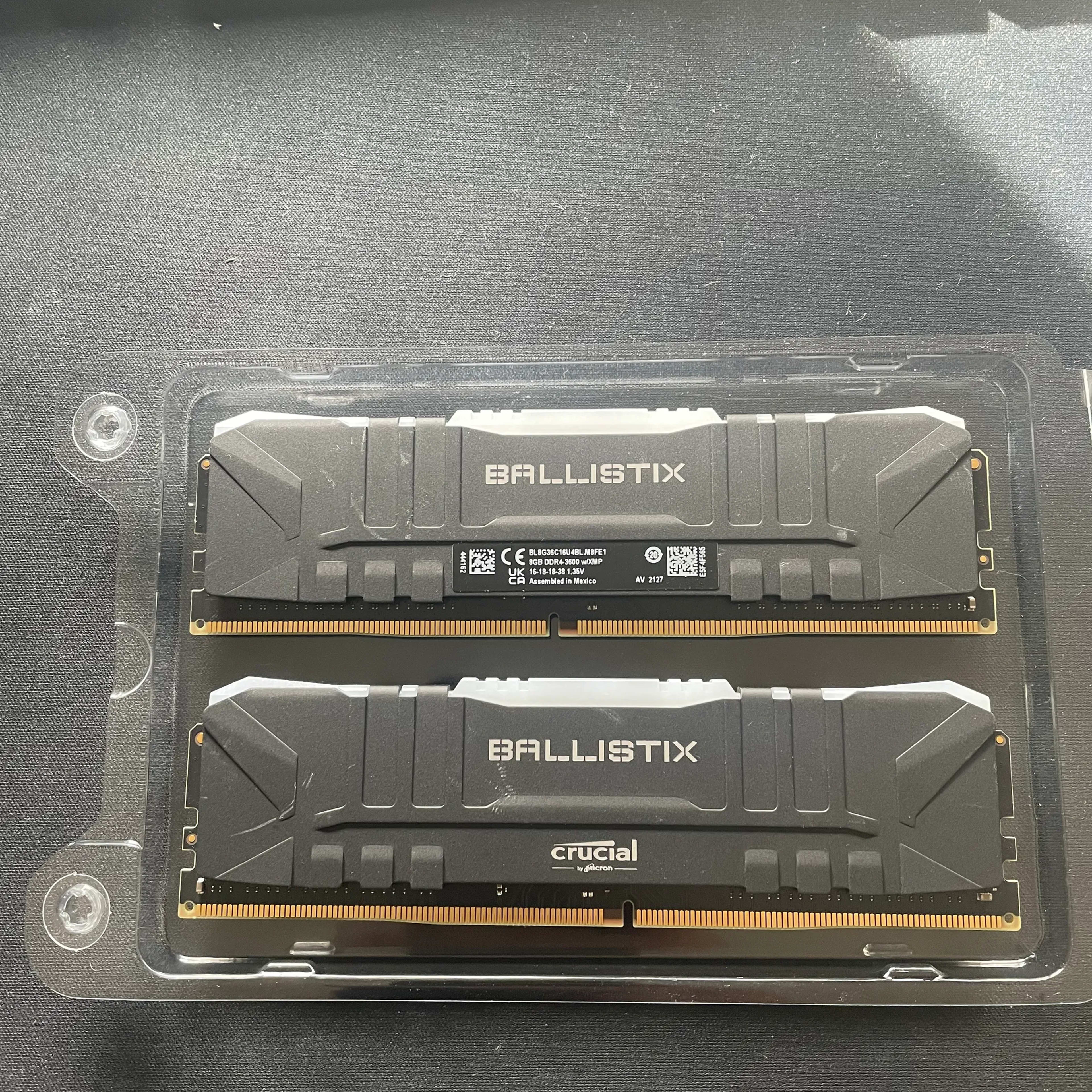 Crucial Ballistix RGB 16 GB (2 x 8) Memory Kit DDR4-3600 *Great Condition*  | Jawa