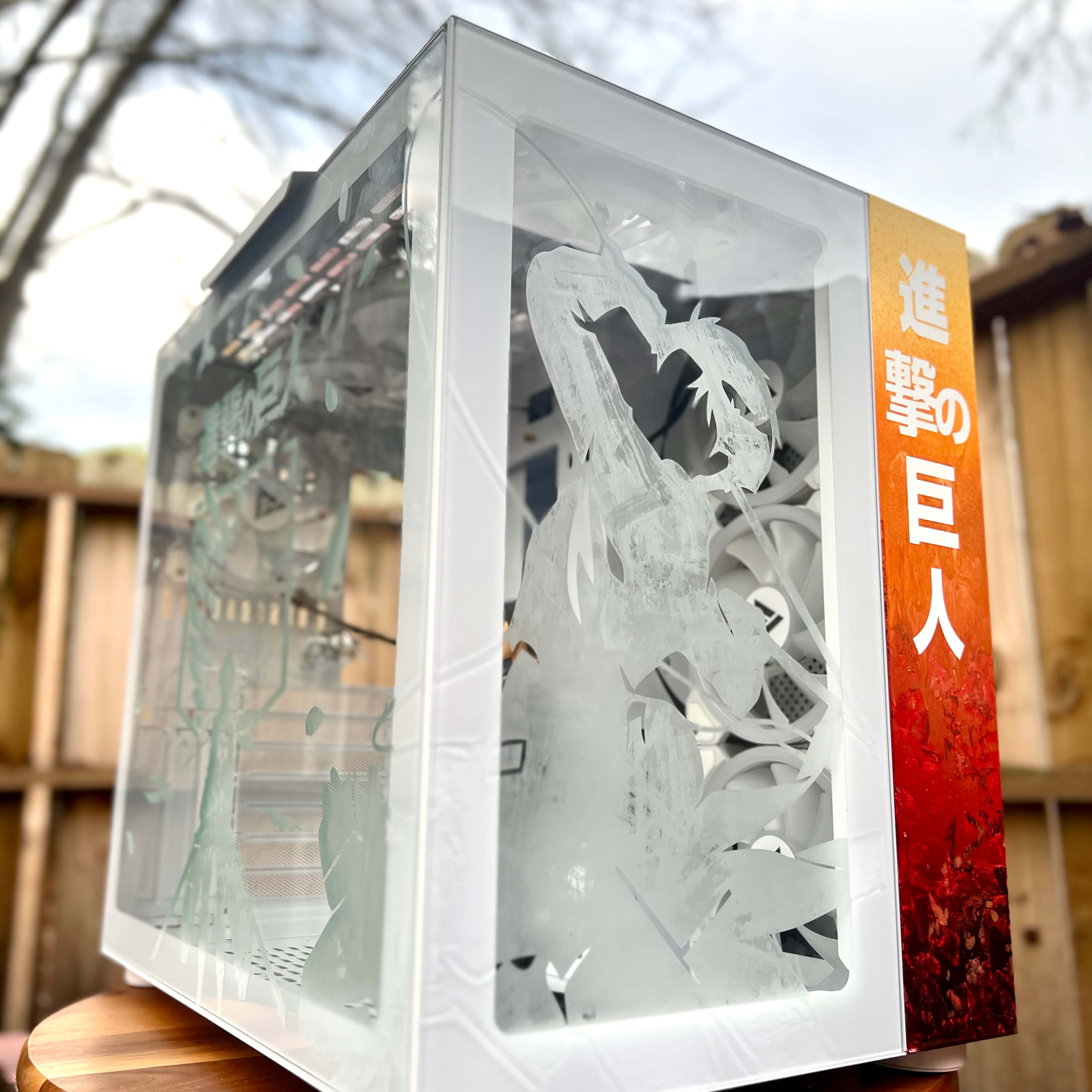 Custom Attack on titan PC Case - Eren