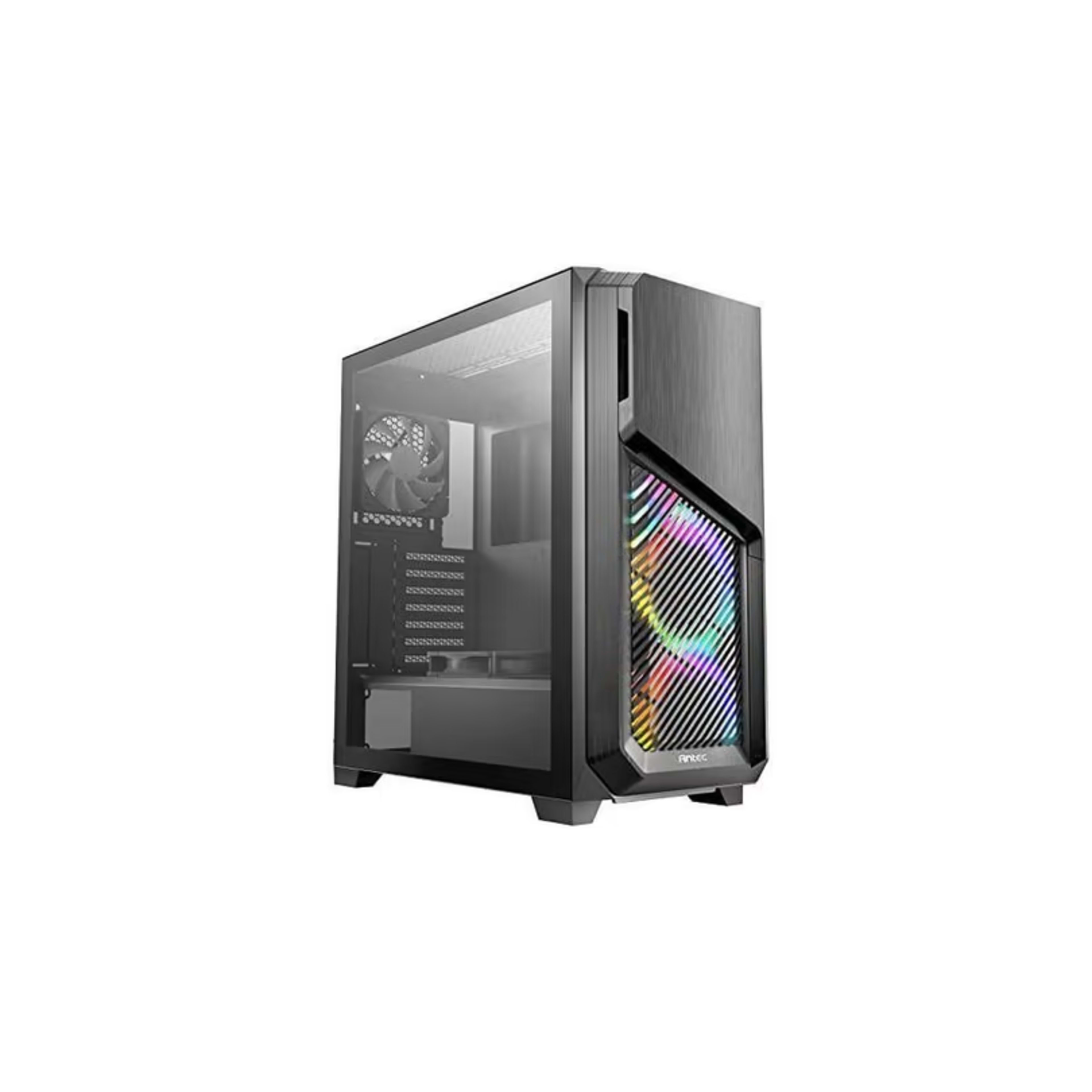 Antec Dark Phantom DP502 FLUX, Mid Tower ATX Gaming Case, Tempered Glass Side Panel