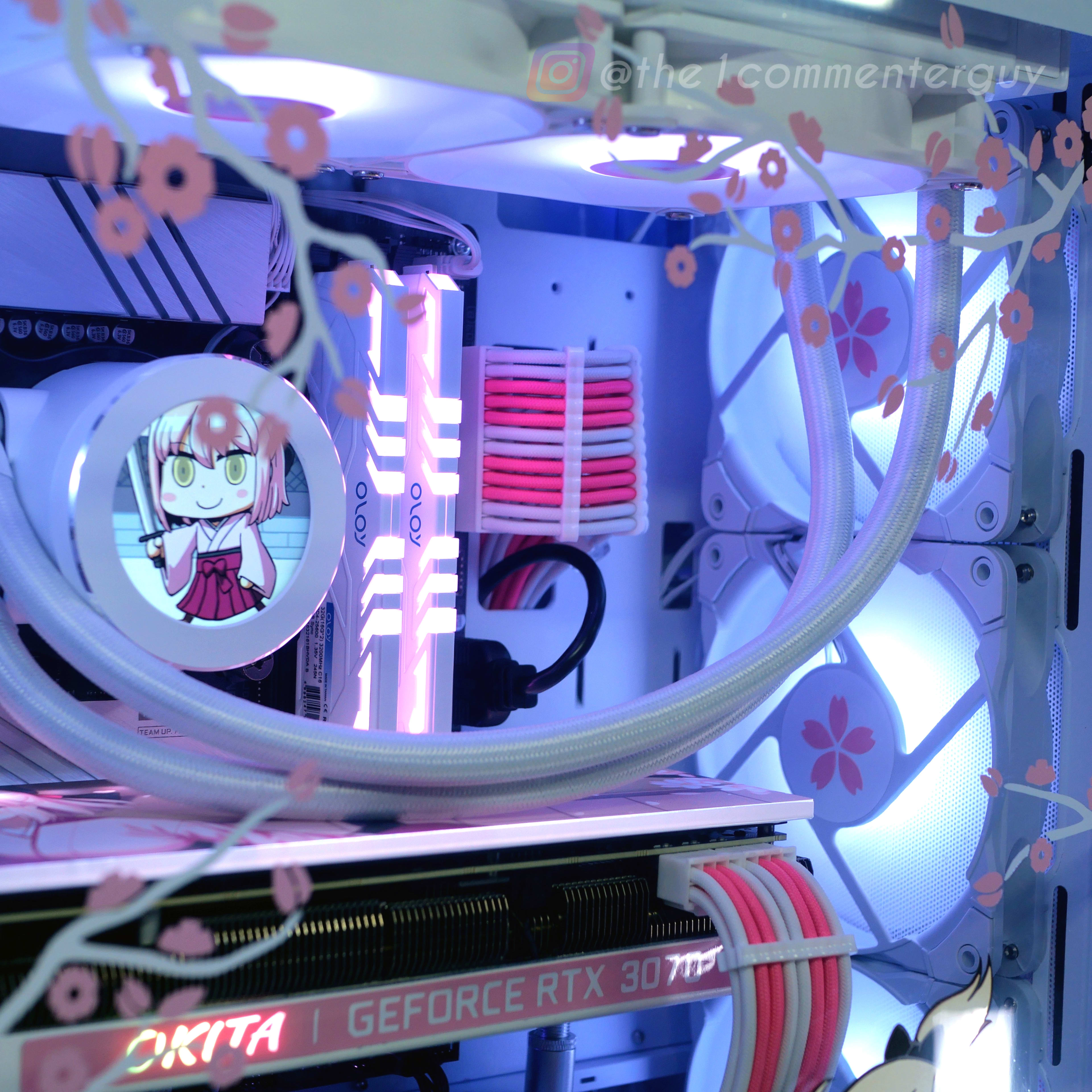 🌸Sakura🗡Saber | I5 12600KF, RTX 3070, 32GB RAM, 1TB nvme 🌸Sakura🗡Saber | I5 12600KF, RTX 3070, 32GB RAM, 1TB nvme