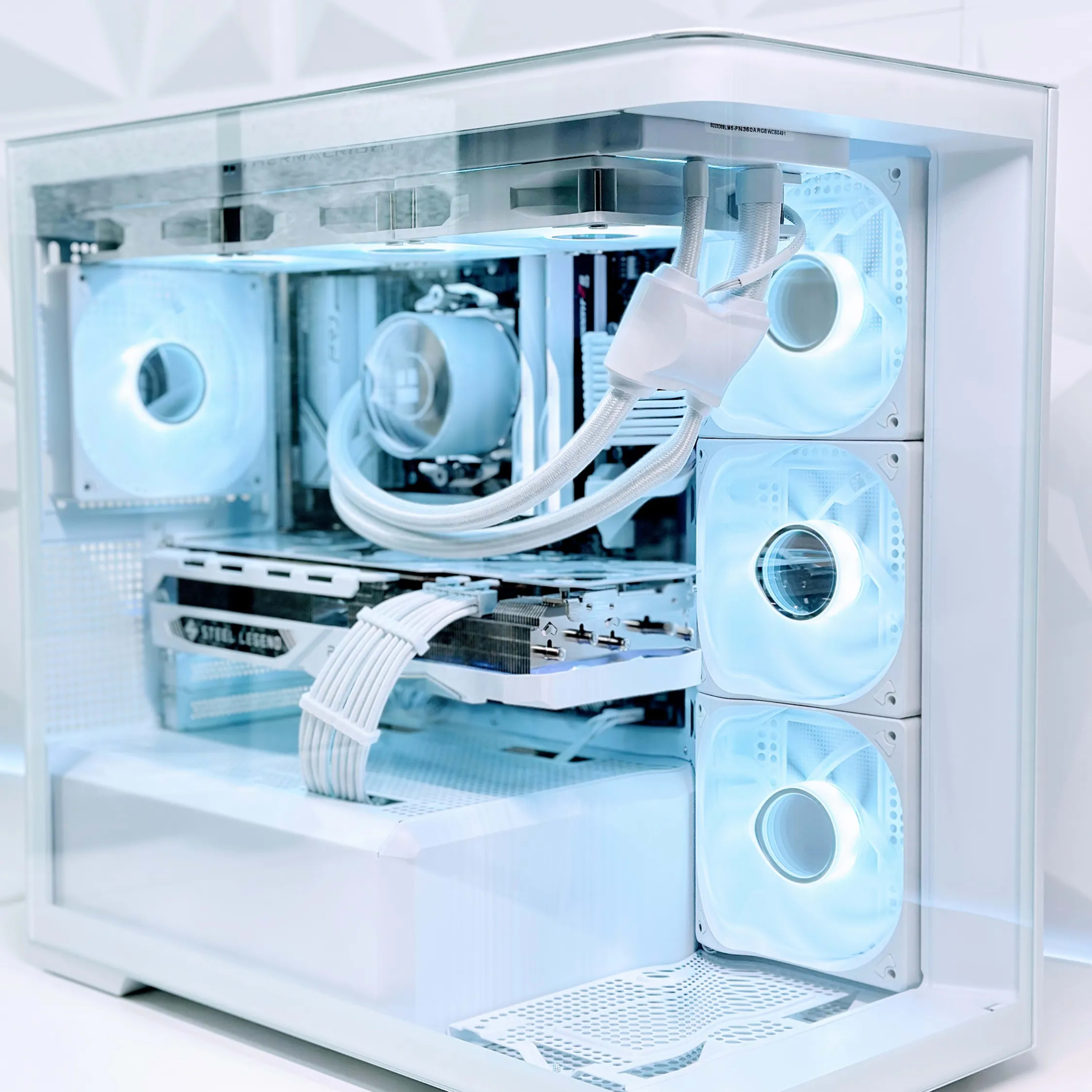 🤍👁️‍🗨️Vision◊Liquid Cooled Gaming PC◊AMD RX 7900 GRE 16GB◊AMD Ryzen 5 7600X◊32GB DDR5◊1TB SSD