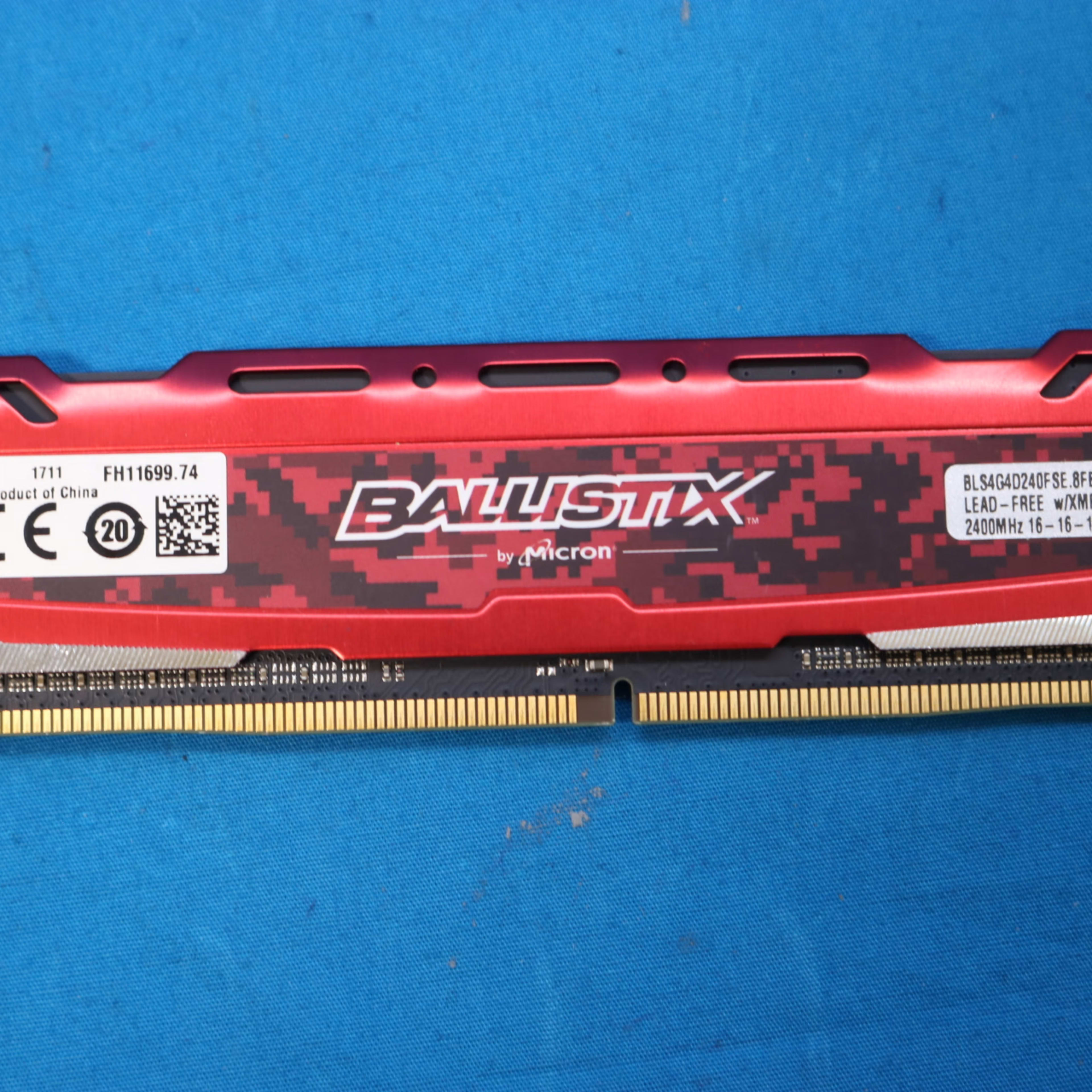 Crucial Ballistix 8GB (2x4GB) DDR4 2400MHz CL16 1.2V BLS4G4D240FSE.8FBD