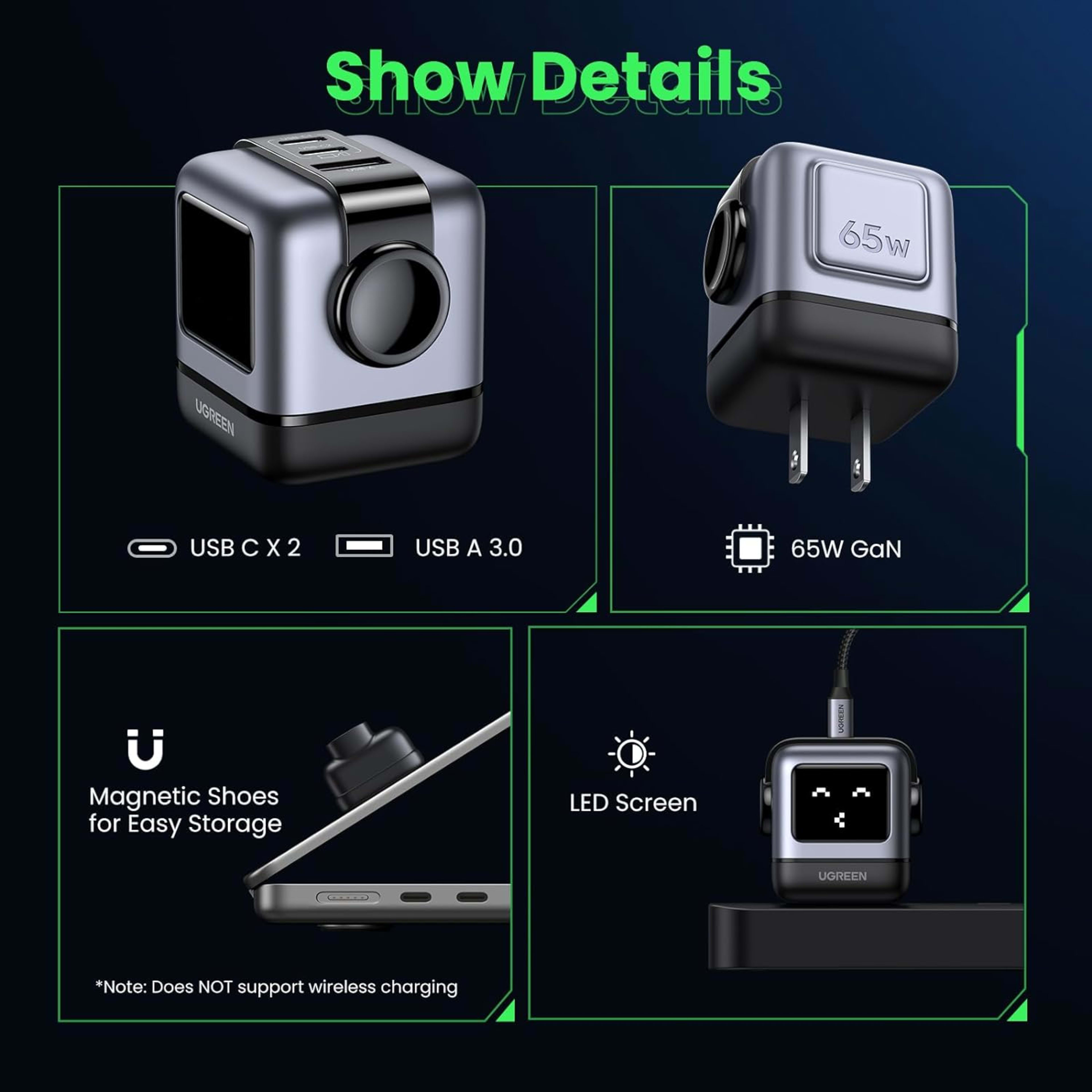 Review: UGREEN 3-Port Nexode 65W GaN USB C Charger