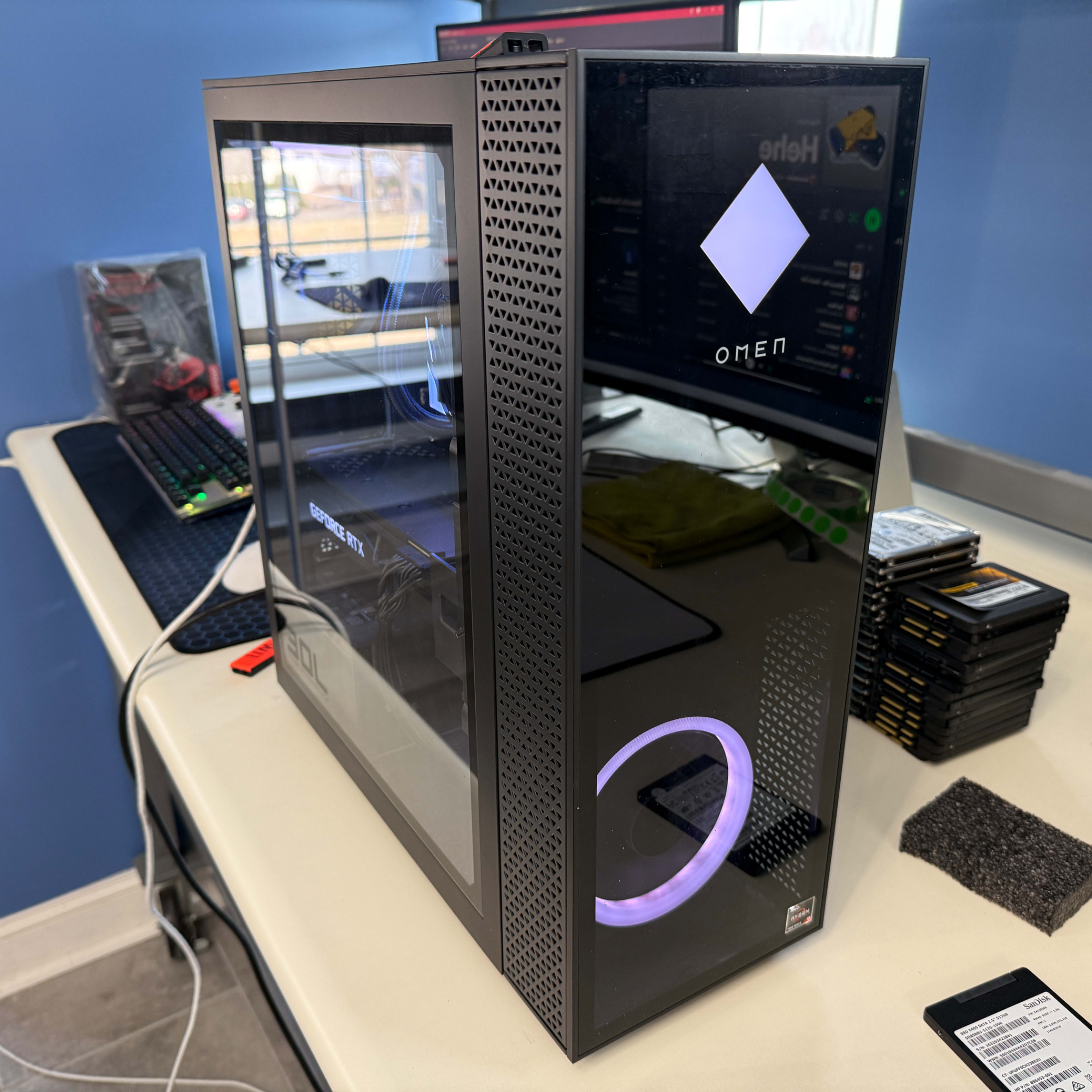 HP Omen 30L Gaming Desktop Ryzen 9 5900X RTX 3090 64GB RAM HP Omen 30L Gaming Desktop Ryzen 9 5900X RTX 3090 64GB RAM