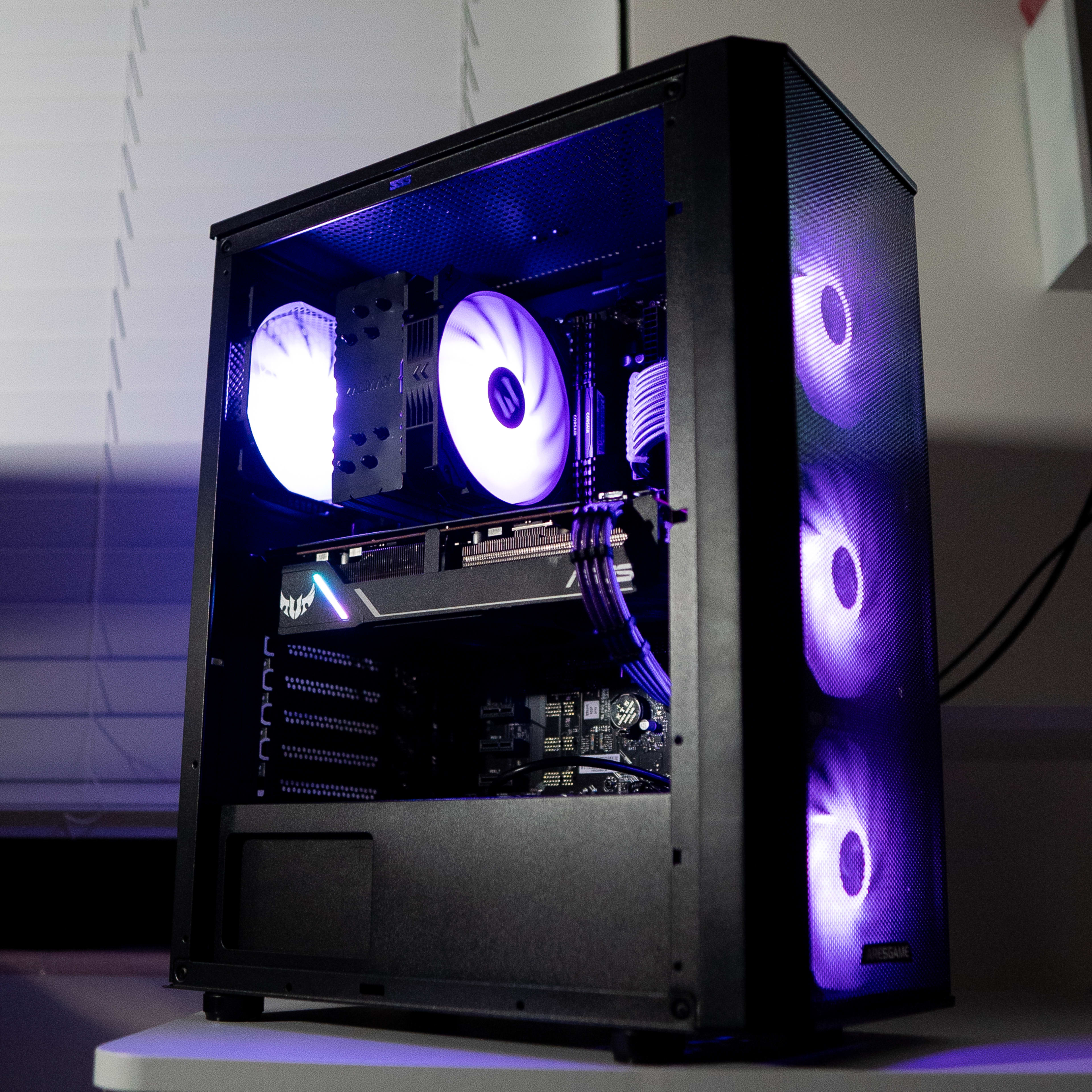 ⚫🟣 | RX 5600XT | INTEL i5 9400F | 32GB DDR4 RAM | 128GB NVME SSD + 1TB HDD | Amethyst Achiever |