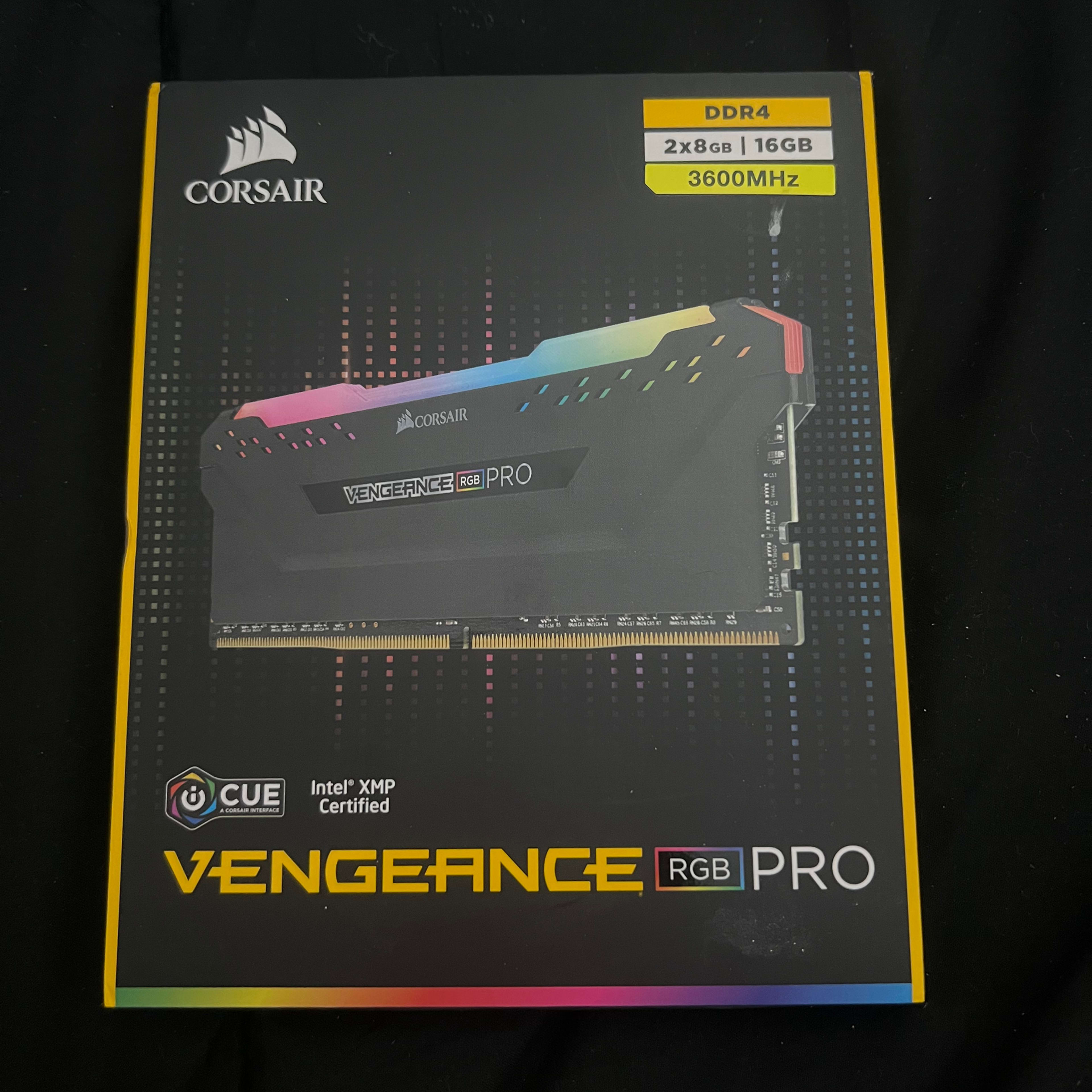 Corsair Vengeance rgb Pro 2x8gb 3600Mhz | Jawa