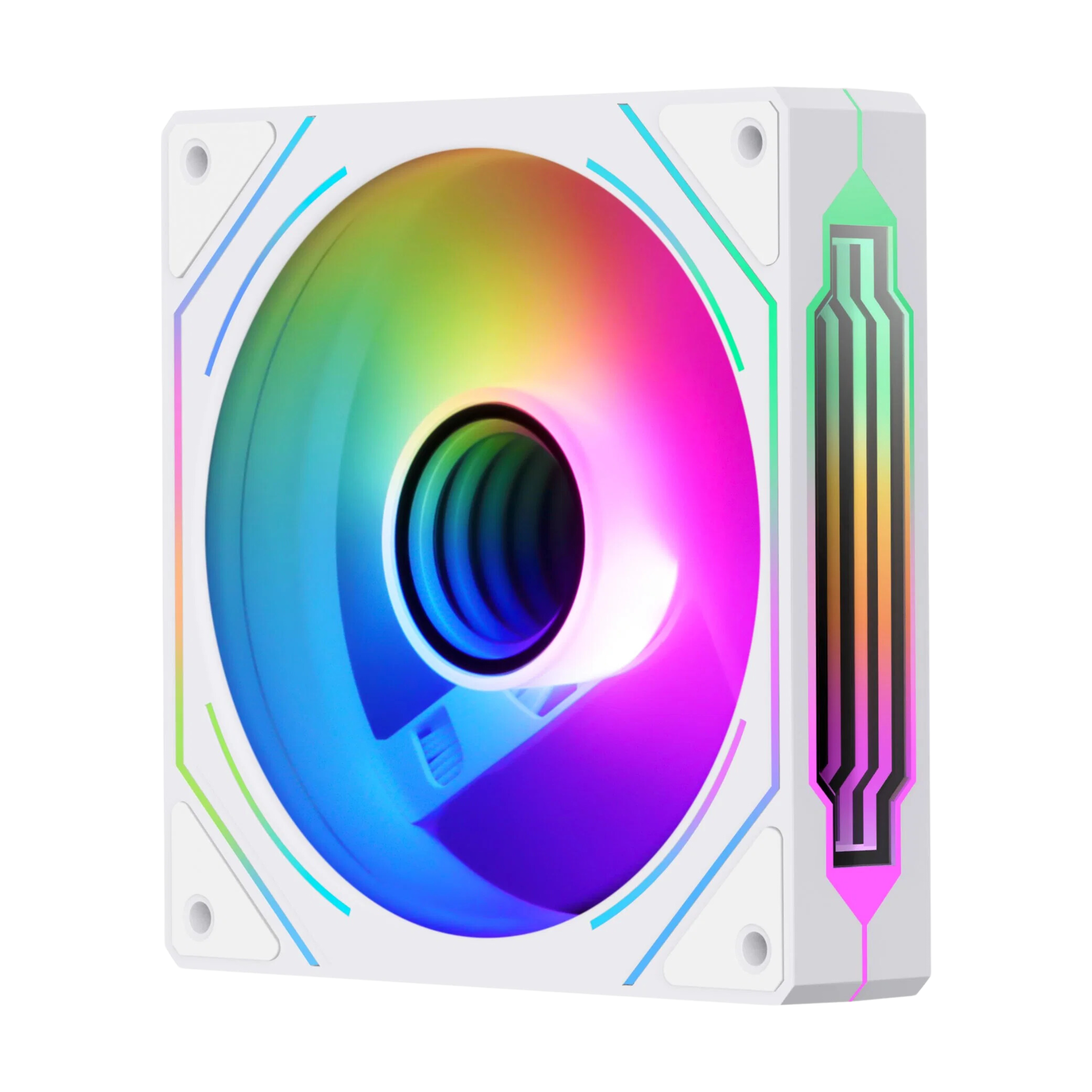 SEGOTEP 🪞HB12🪞 | WHITE CASE FAN | 120MM | PWM | ARGB | INFINITE MIRROR REFLECTION