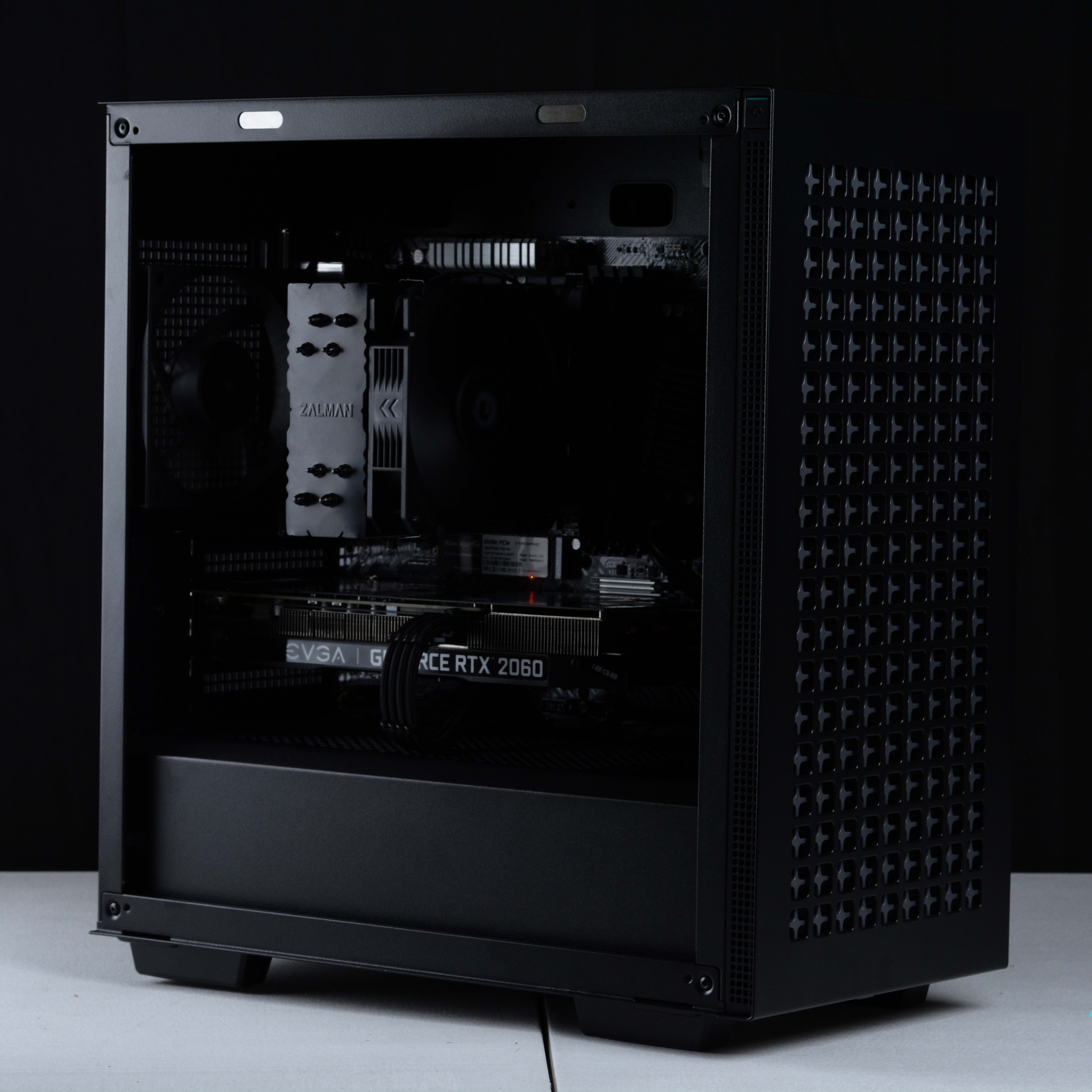 ⚫⚫ YIN: Stealthy Streaming/Gaming PC | RTX 2060 12GB, Ryzen 5, 16GB DDR4, 1TB SSD