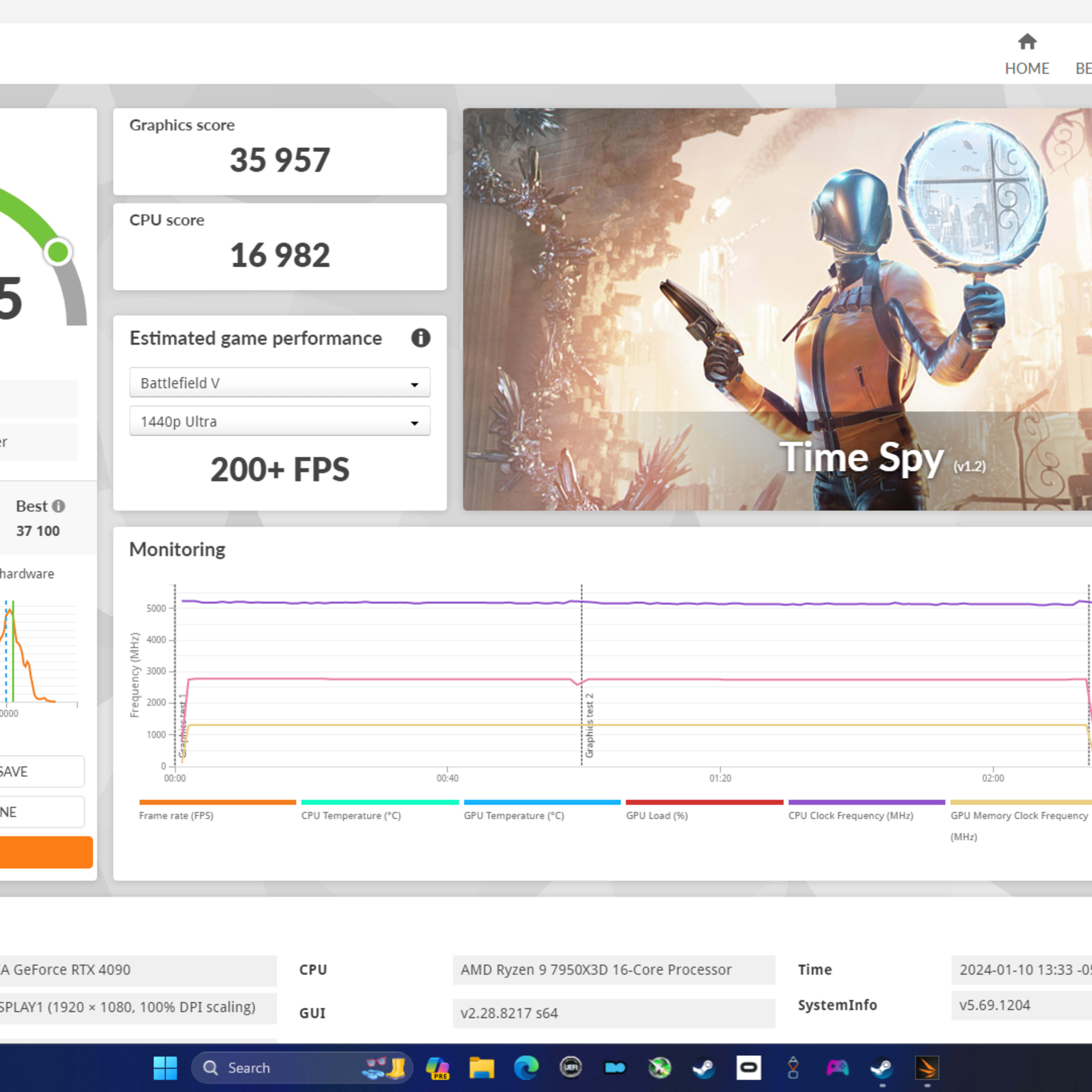 Zotac Gaming GeForce RTX 4090 AMP Extreme AIRO 24GB GDDR6X 384-bit Graphics Card