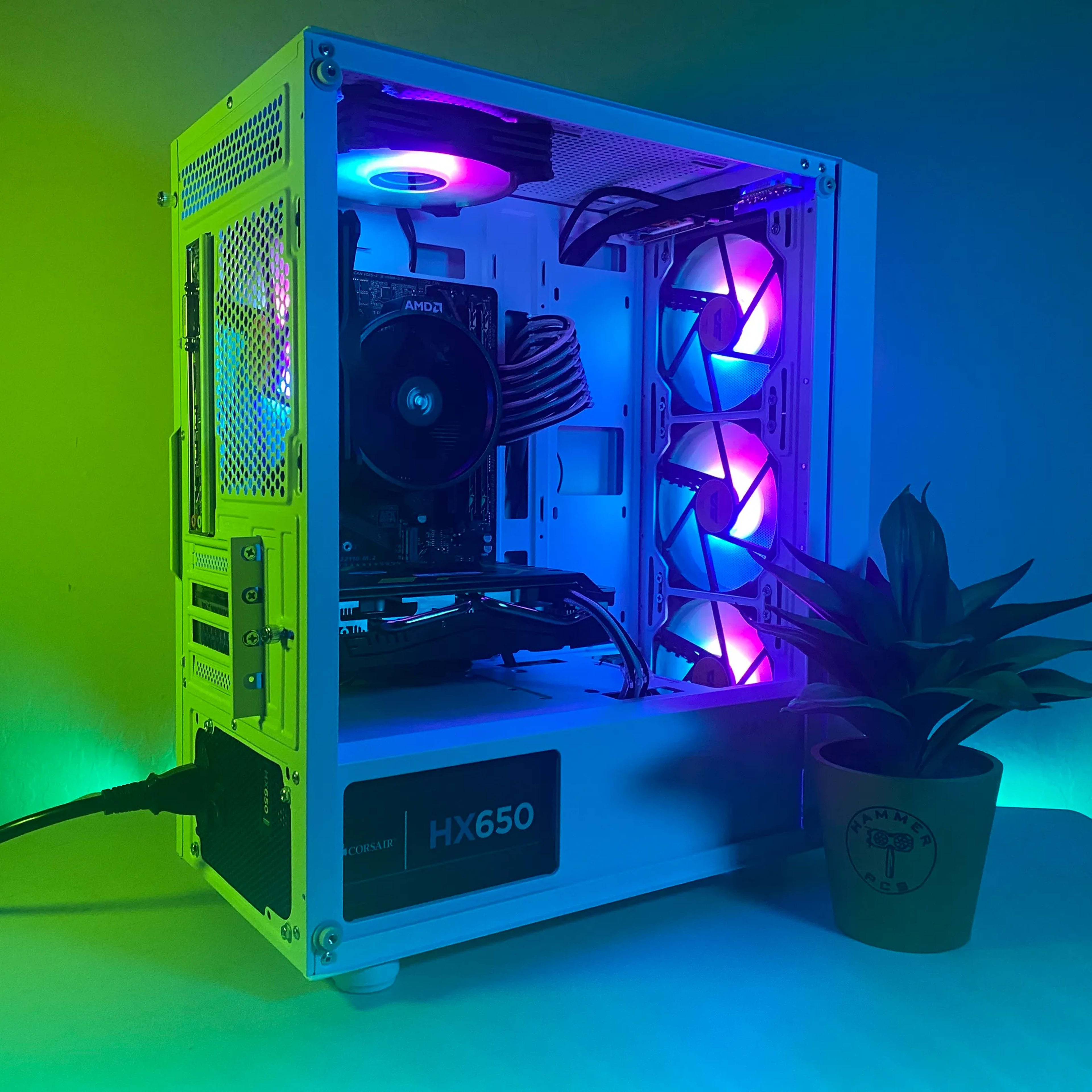 🪞Custom Built White RGB Gaming PC🪞| Fortnite, Valorant, CoD, Rainbow 6, GTA, Minecraft, and more!