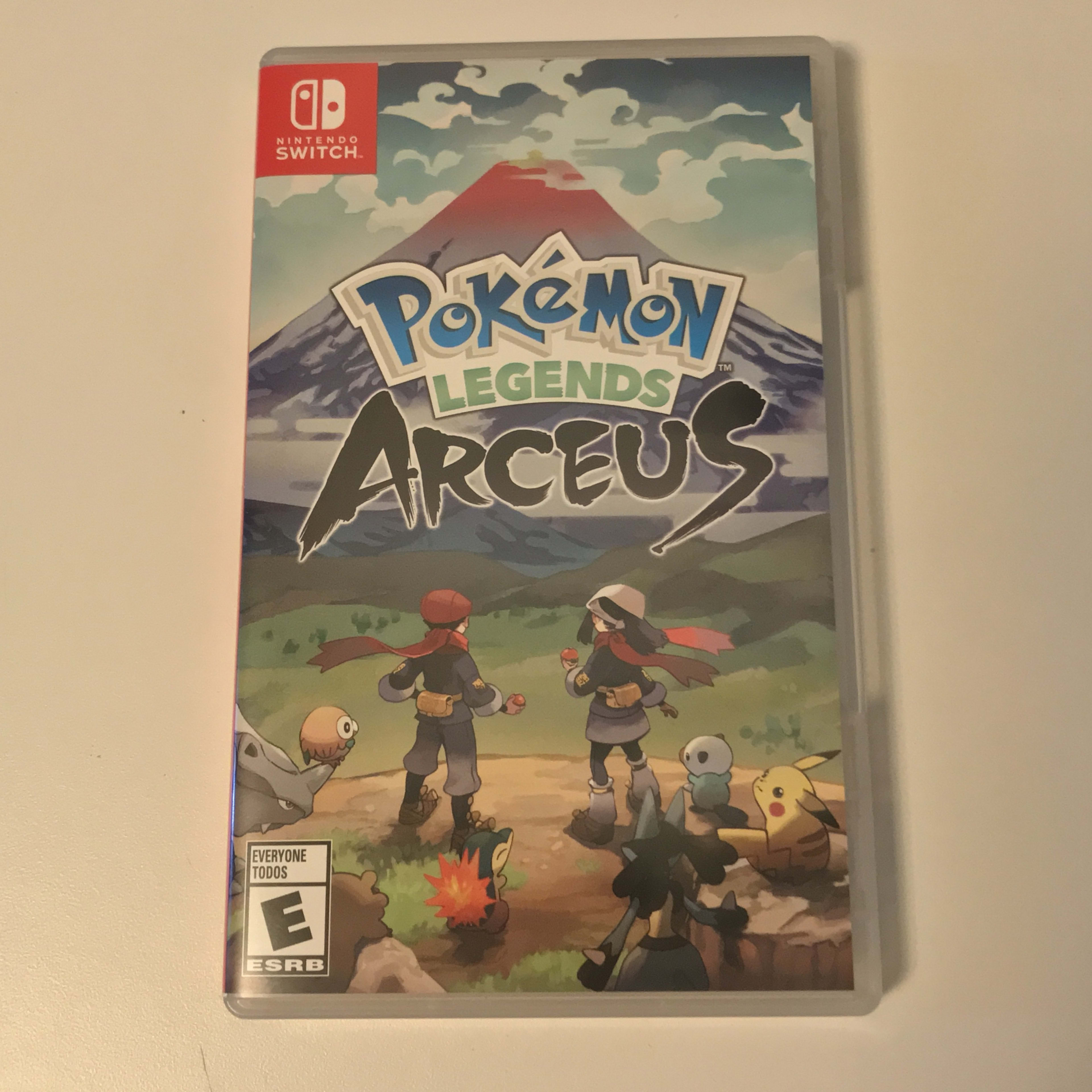 Pokémon Legends: Arceus Custom Nintendo Switch Boxart with 