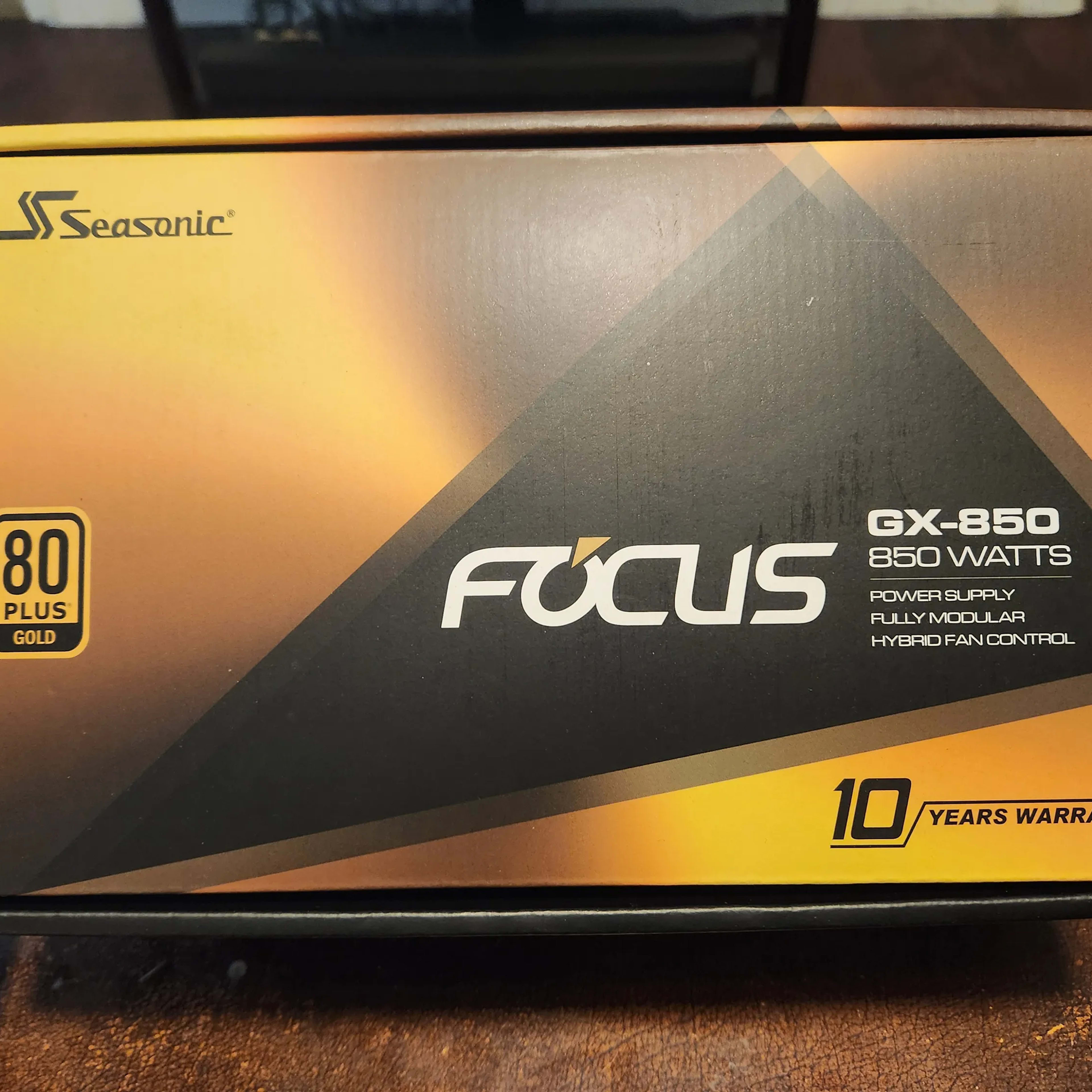 SeaSonic FOCUS GX 850 W 80+ Gold Certified Fully Modular ATX Power Supply