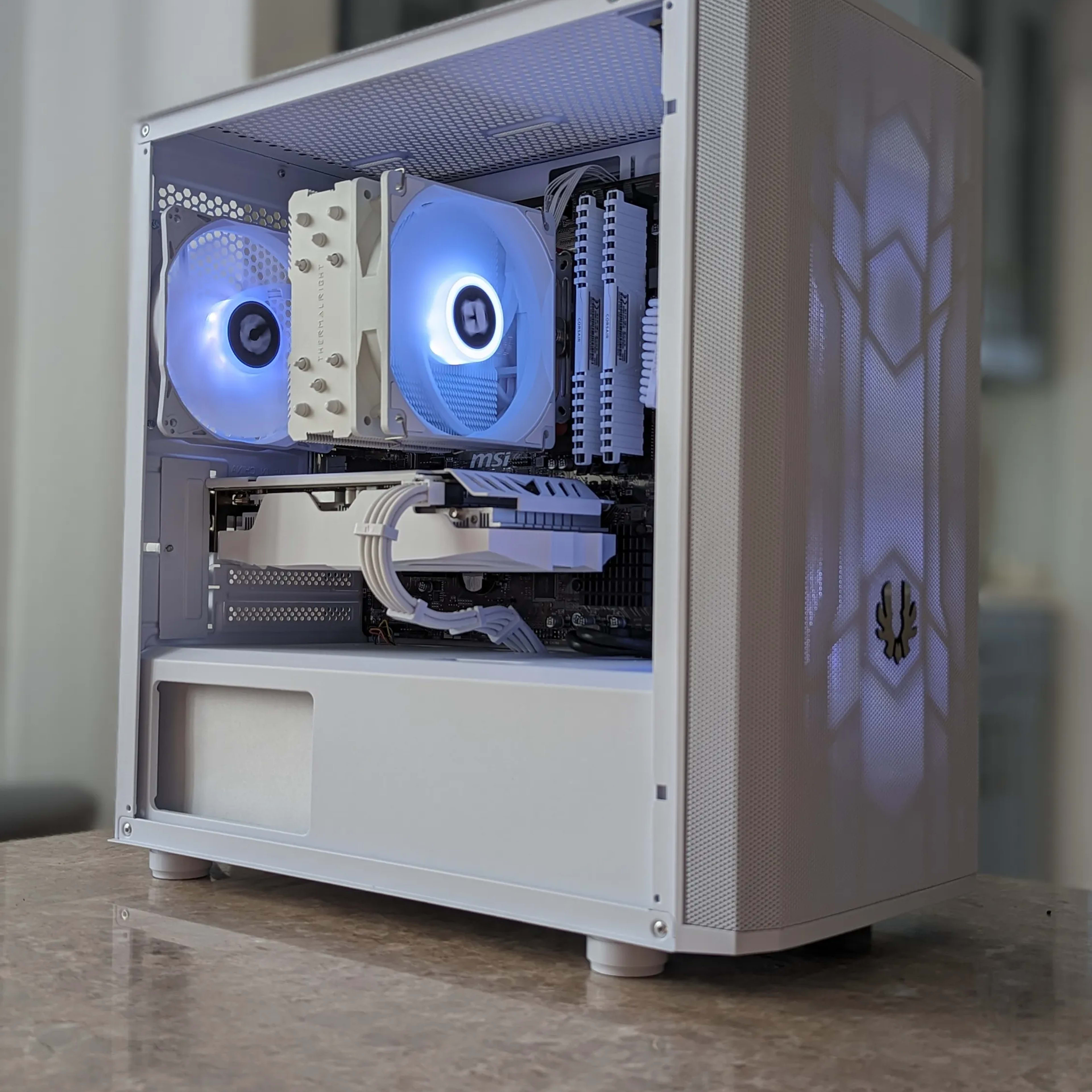 Ryzen 5 2600, RX 5500XT White Gaming/Streaming PC