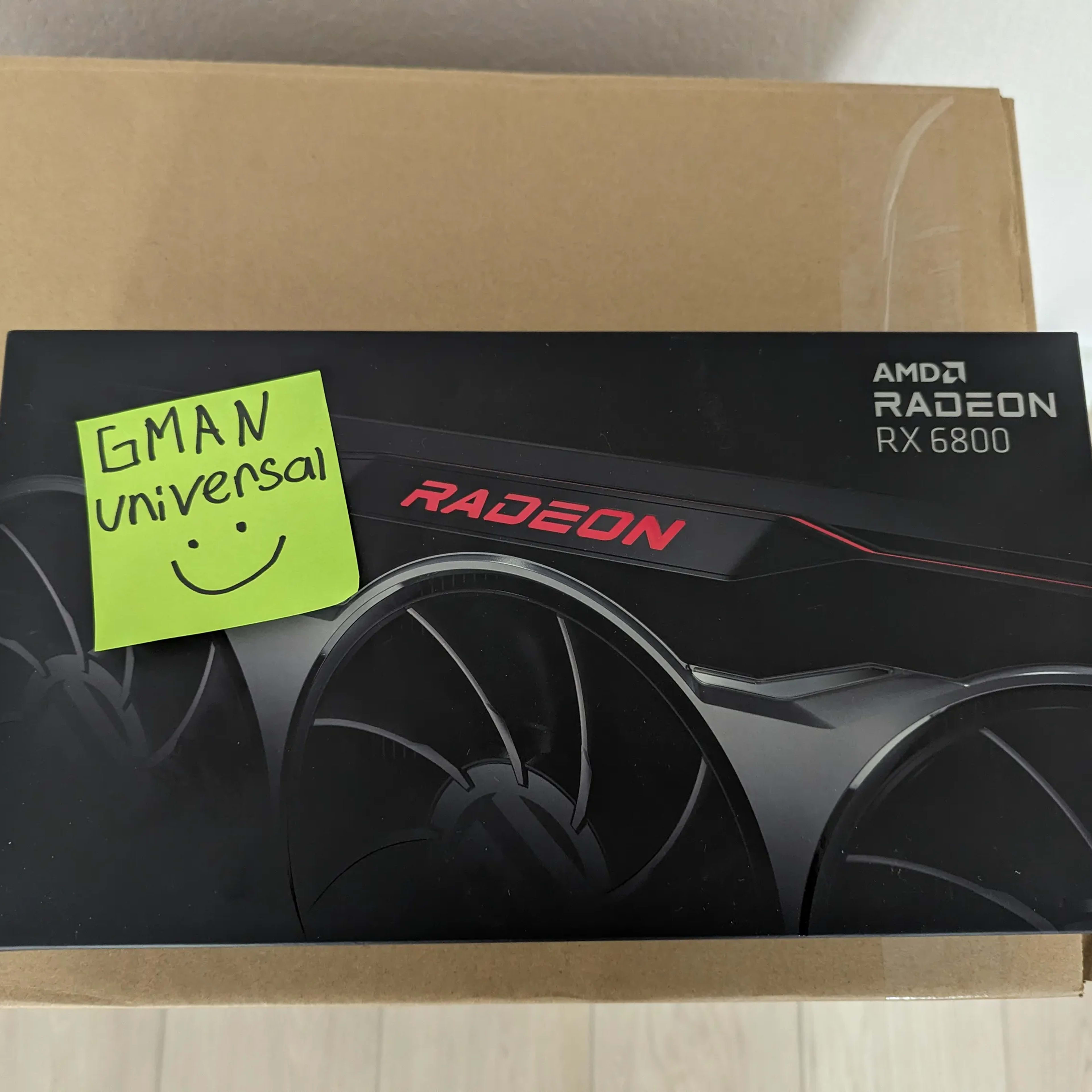 AMD Radeon RX 6800 Graphics Card Reference Model